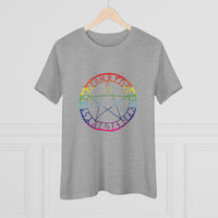 Spellcaster Casual Fit Women's Tee - Rainbow Witch