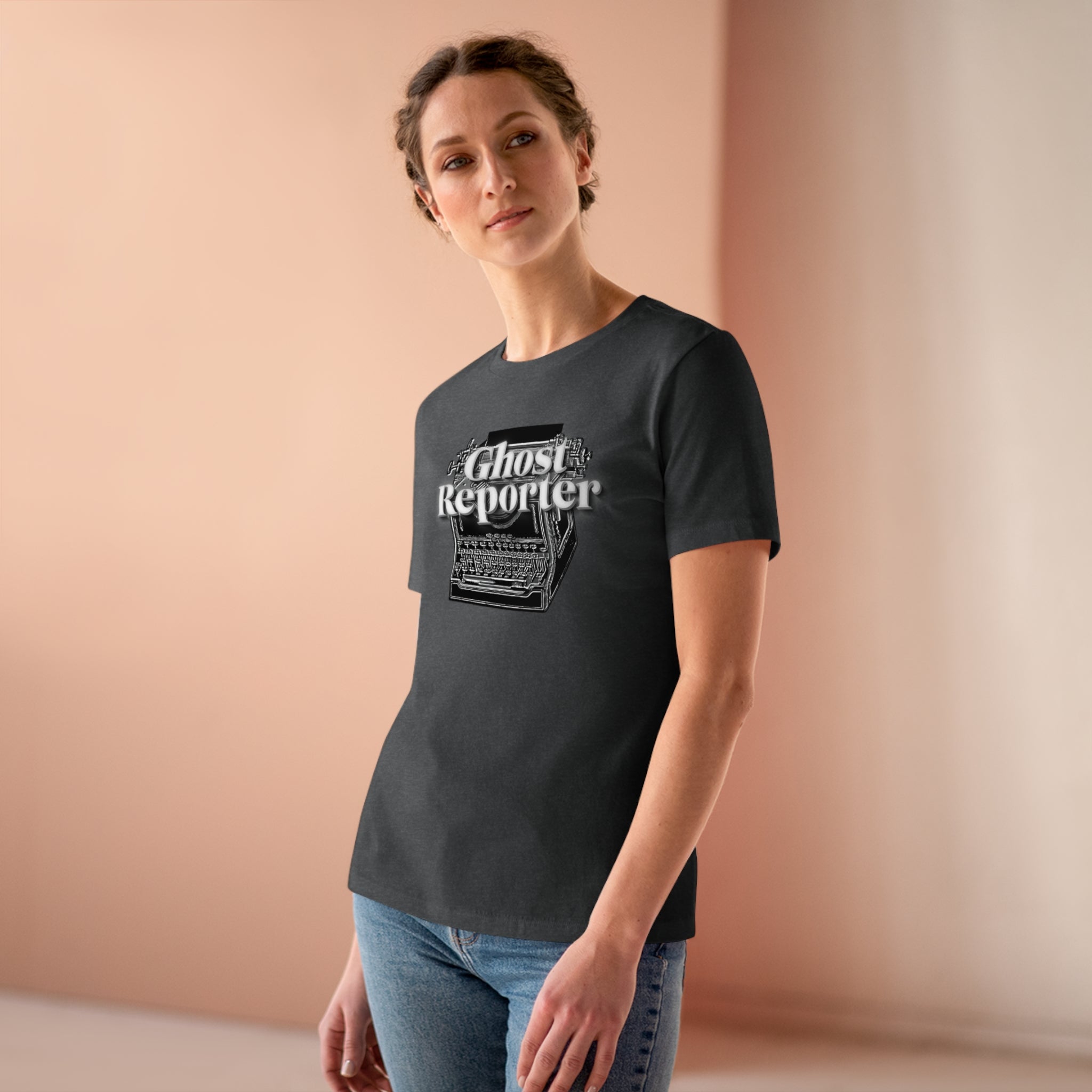 Ghost Report "Ghost Reporter" Women's Premium Tee