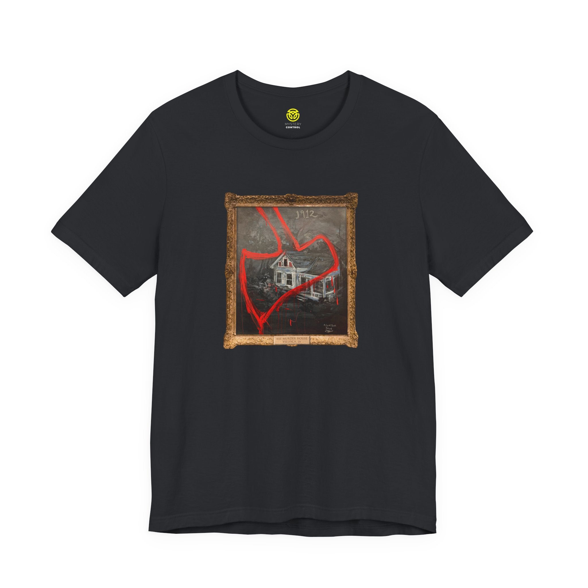 Scared & Alone Richard-Lael's "Villisca Axe Murder House" Unisex Gallery Tee (Single Image)