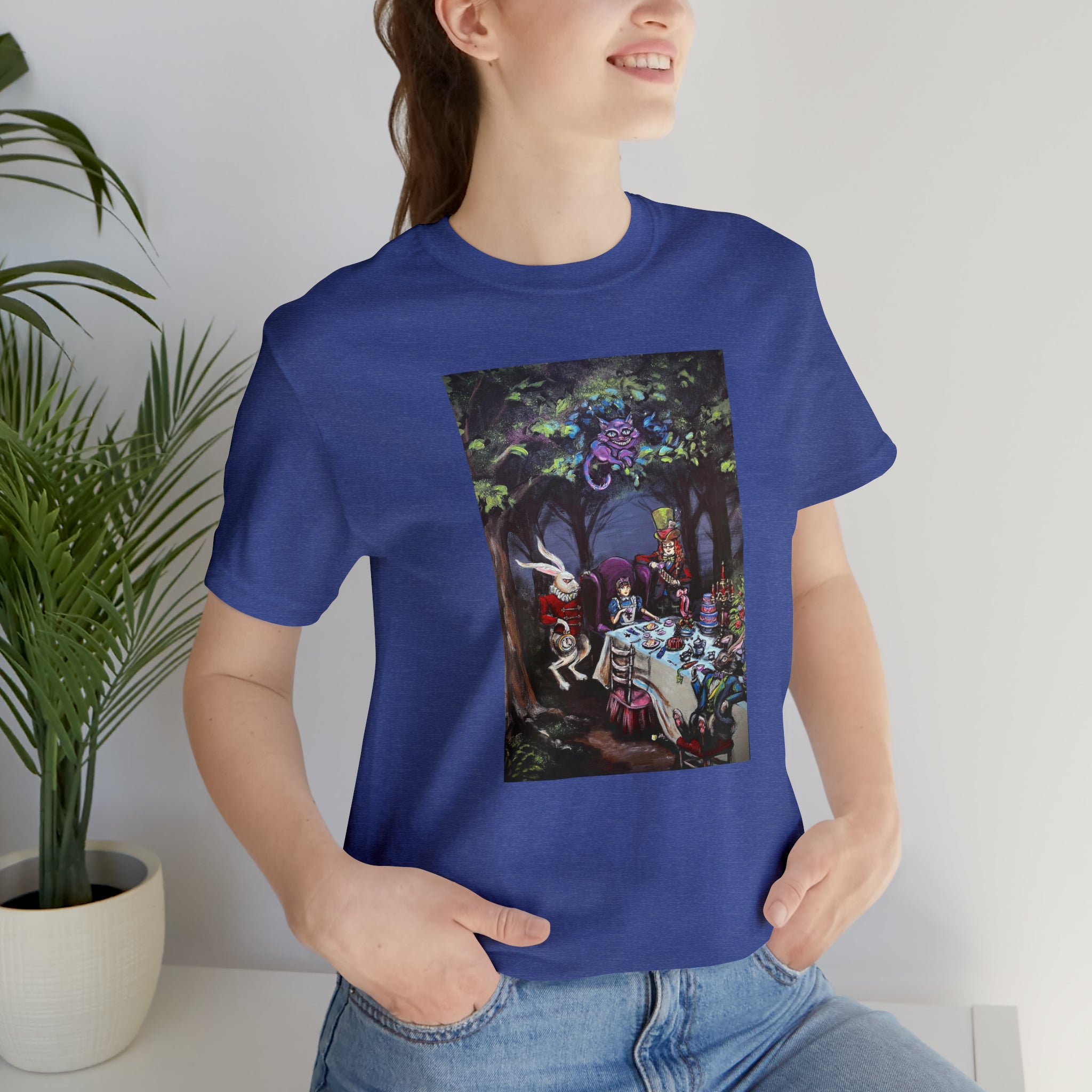 Scared & Alone Richard Lael's "Mad Hatter's Tea Party" Unisex Gallery Tee