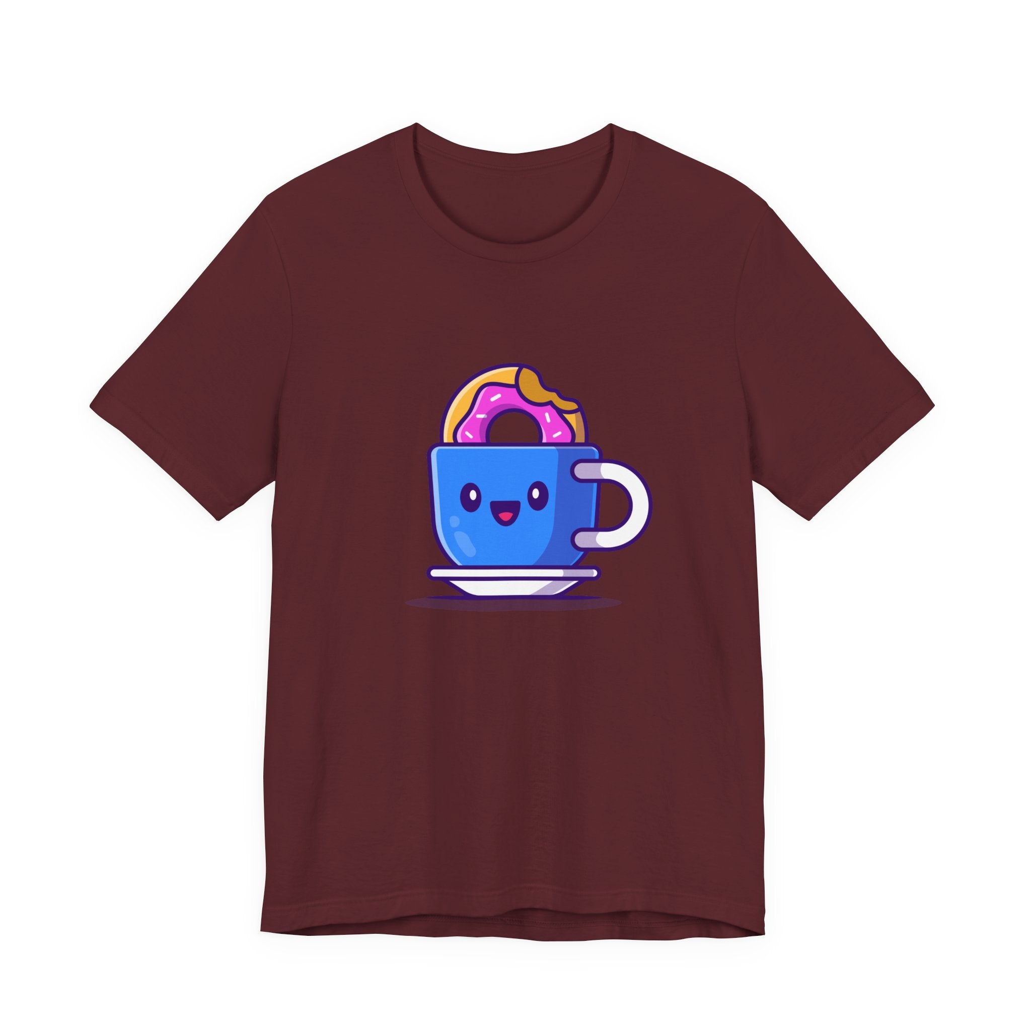 Coffee and Donut Unisex Jersey Short Sleeve Tee