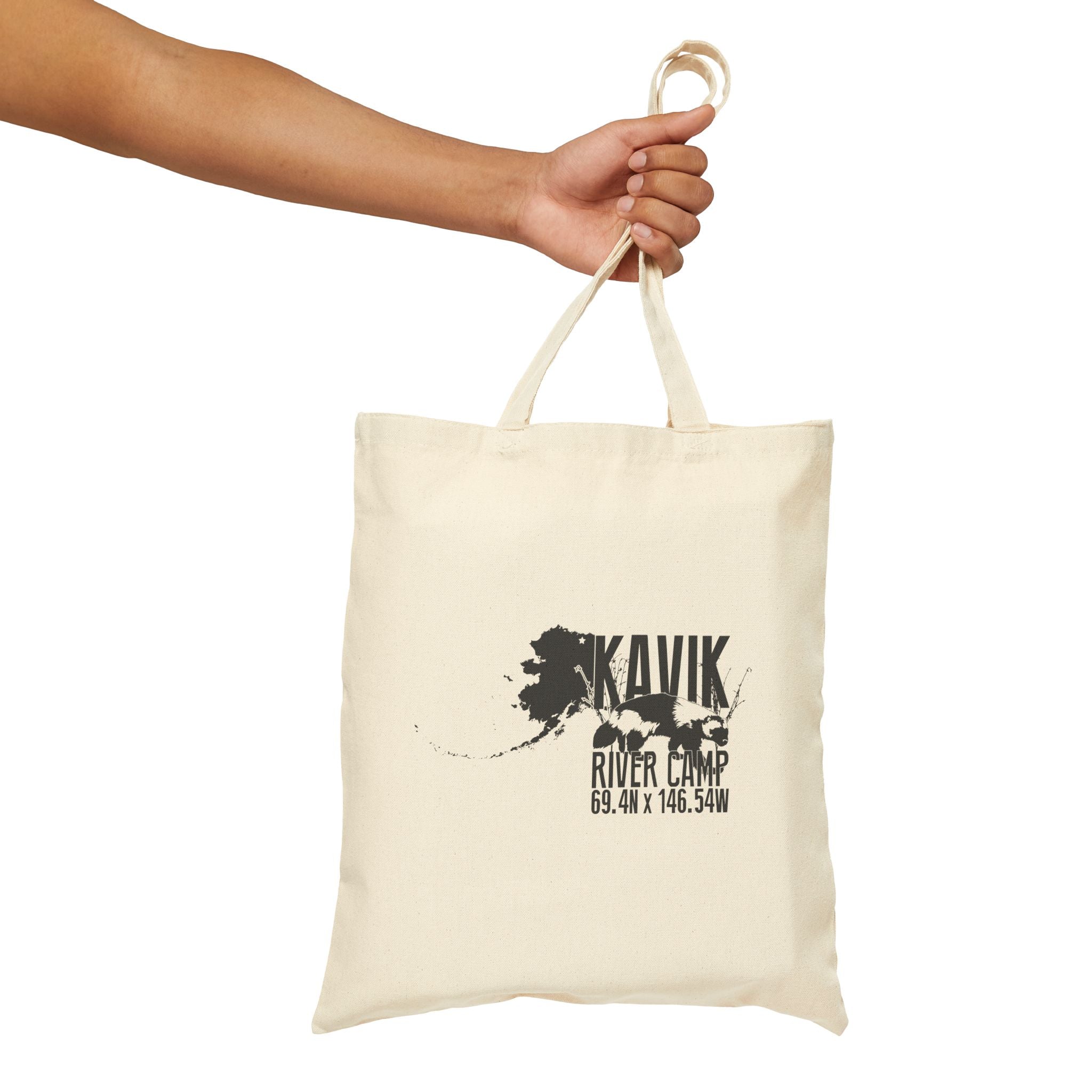 Sue's Kavik Logo Cotton Canvas Tote