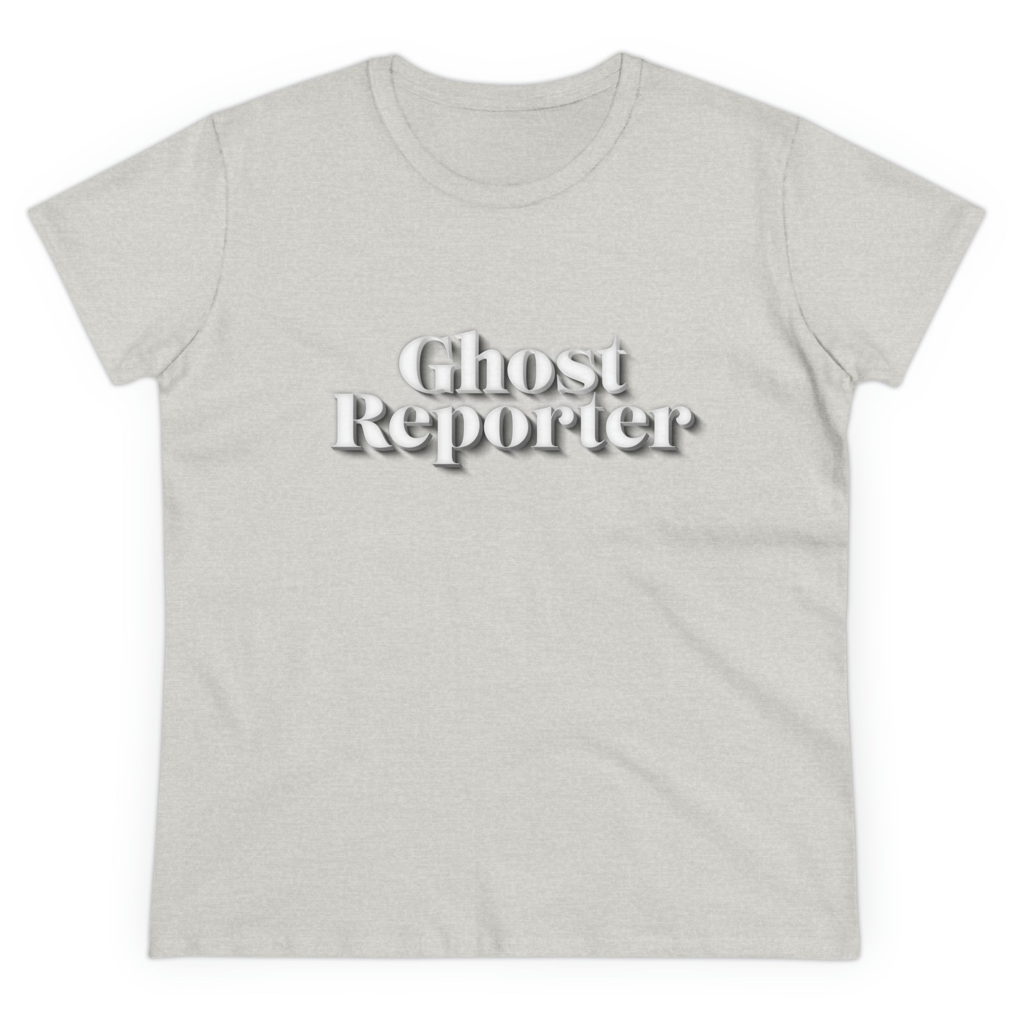 Ghost Report "Ghost Reporter" Women's Daily Cotton Tee