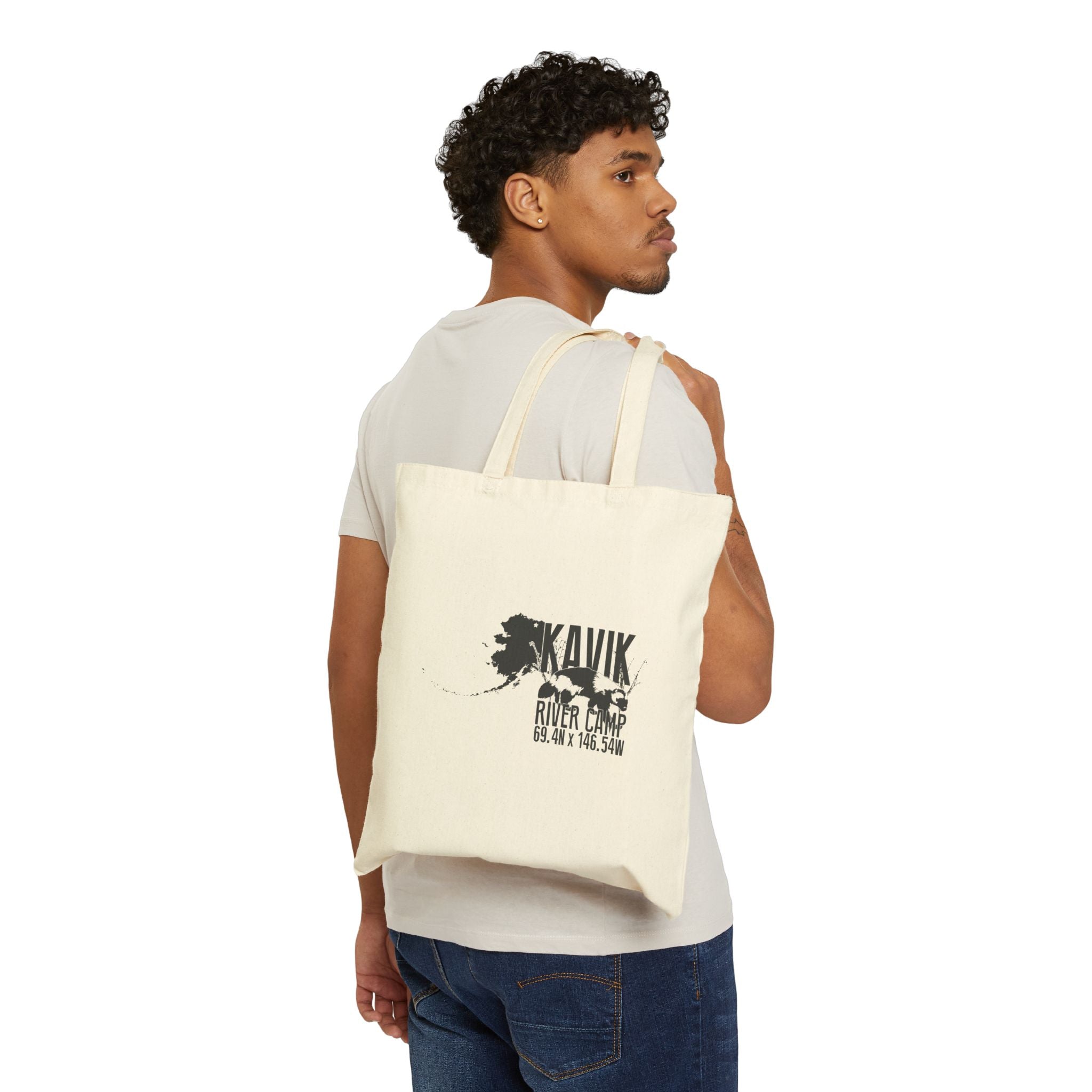 Sue's Kavik Logo Cotton Canvas Tote