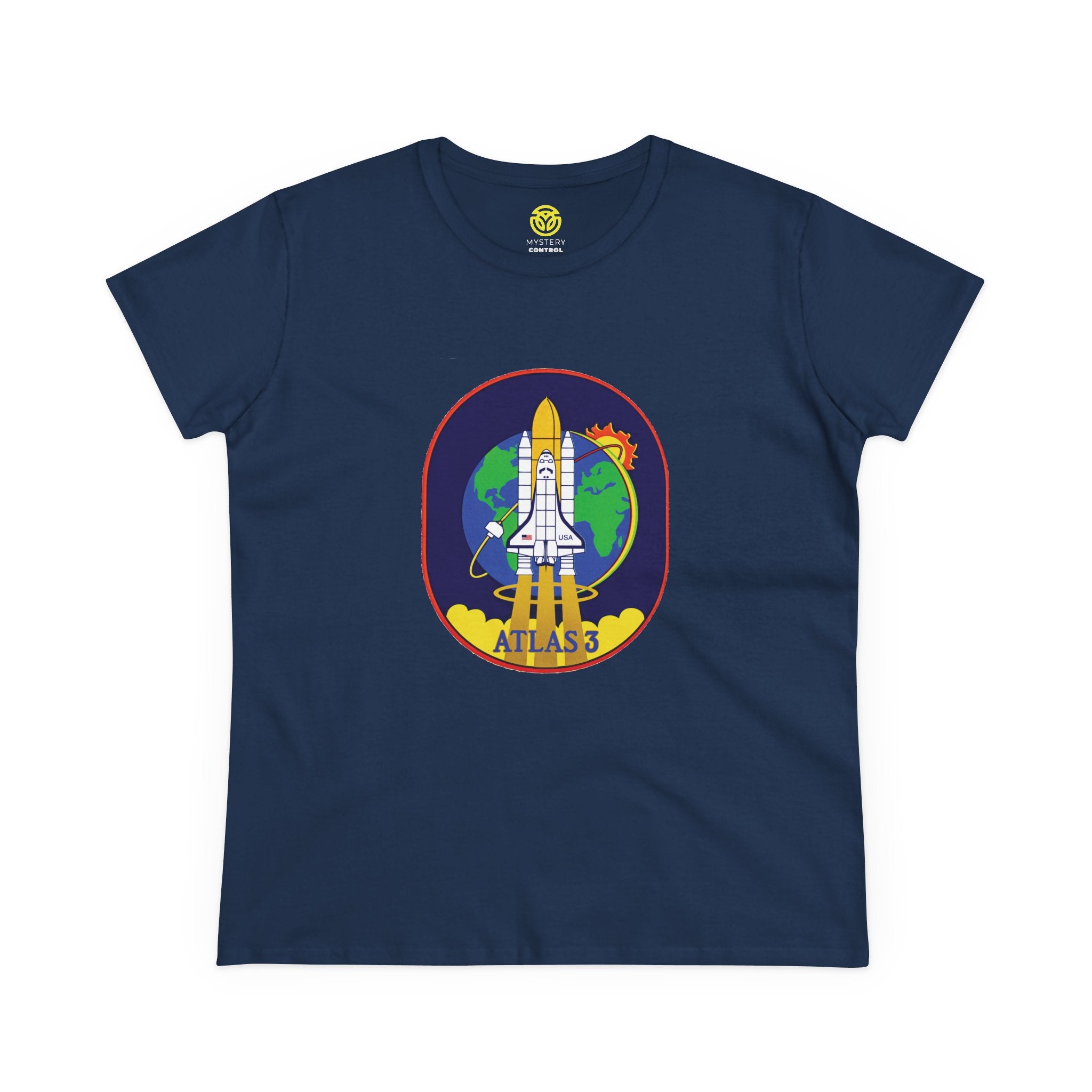 Suborbital Flight Women's Fitted Tee - Space Exploration