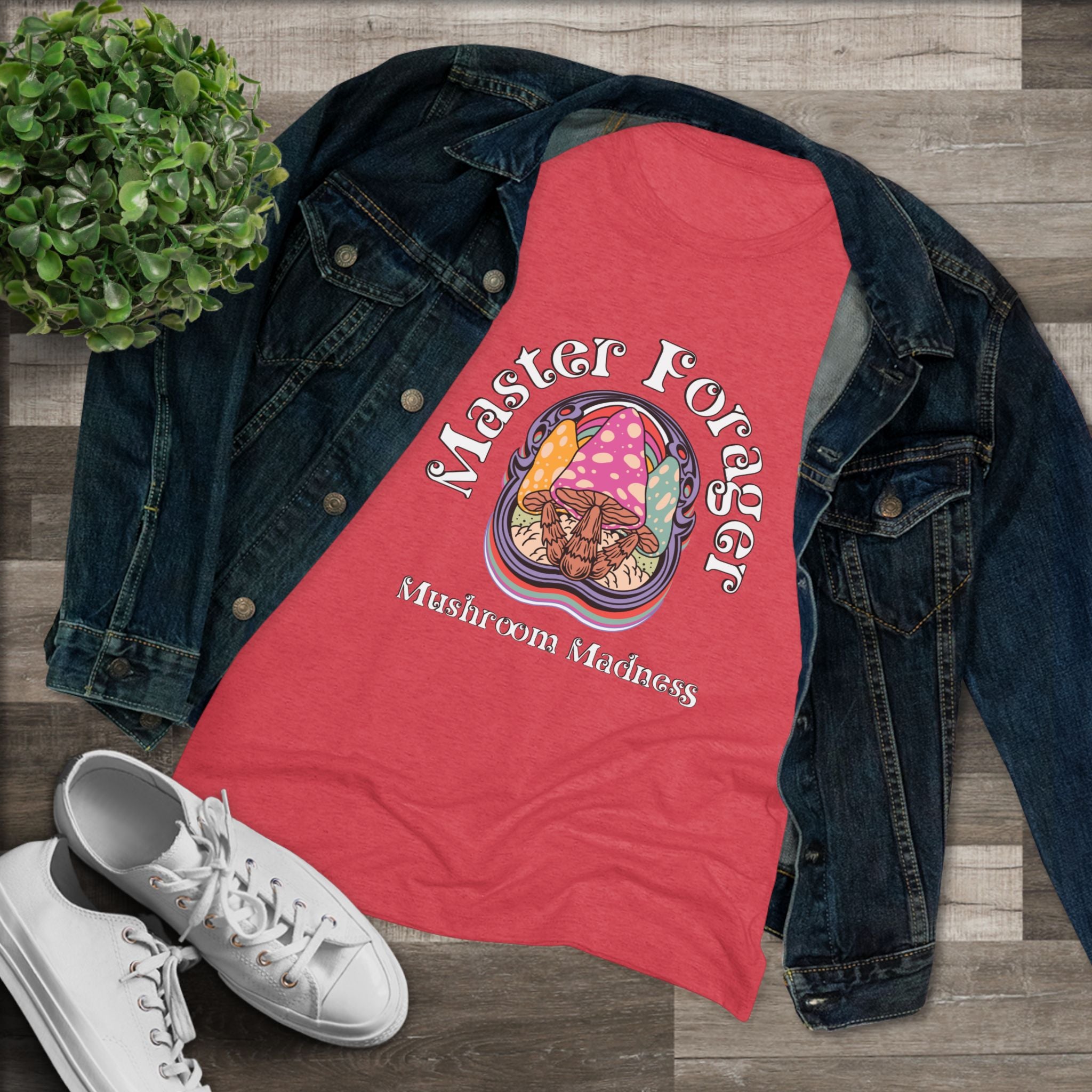 Master Forager "Mushroom Madness" World Tour Women's Triblend Tee