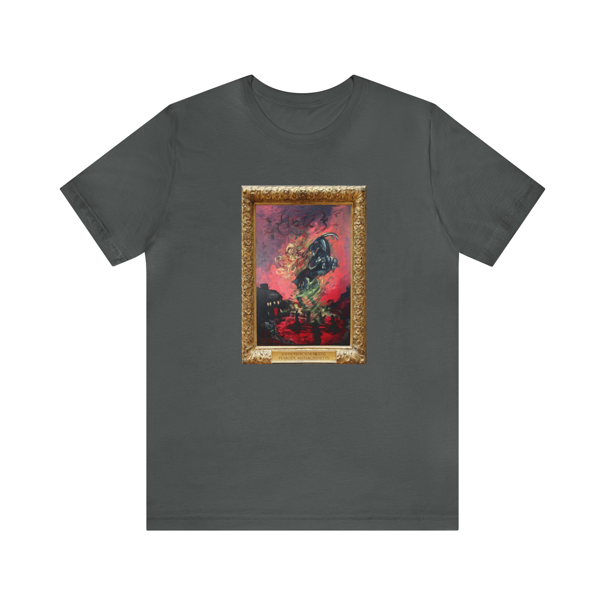Scared & Alone Richard-Lael's "Proctor House" Unisex Gallery Tee (Single Image)
