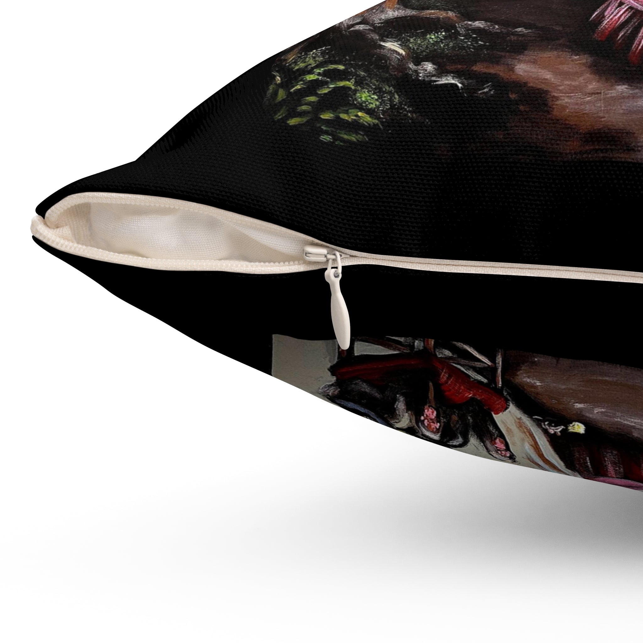 Richard-Lael Lillard's "Mad Hatter's Tea Party" Square Gallery Pillow