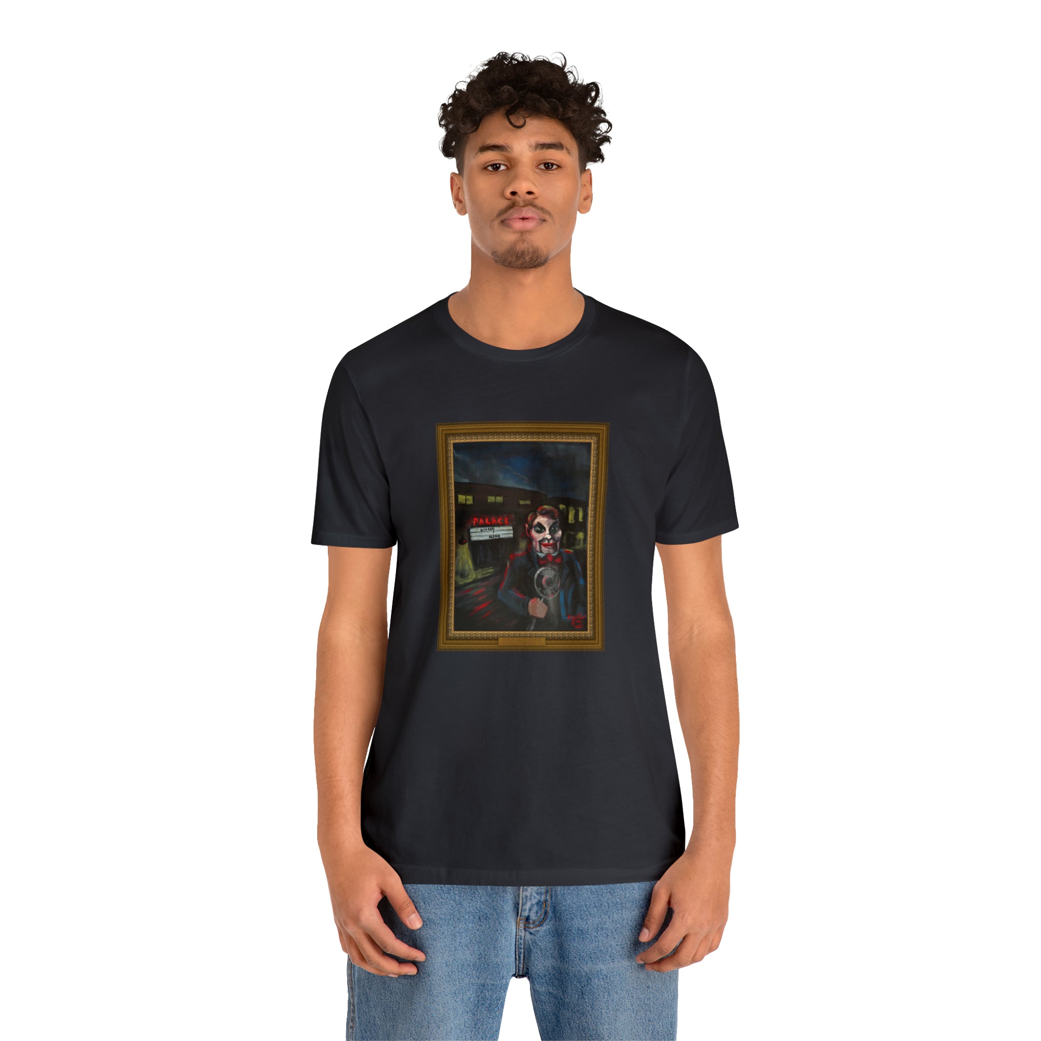 Scared & Alone Richard-Lael's  "The Palace Theater" Unisex Gallery Tee (Single Image)