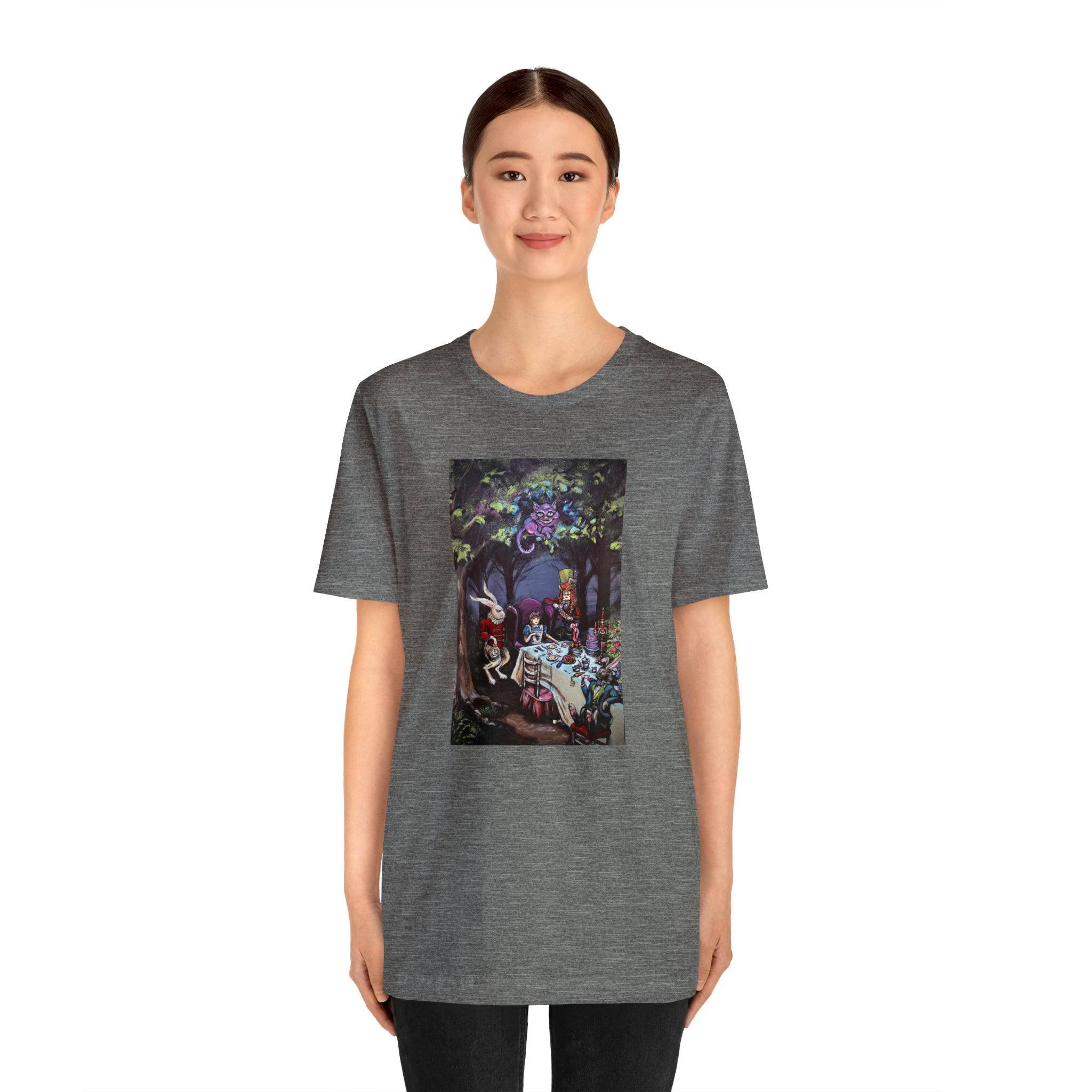 Scared & Alone Richard Lael's "Mad Hatter's Tea Party" Unisex Gallery Tee