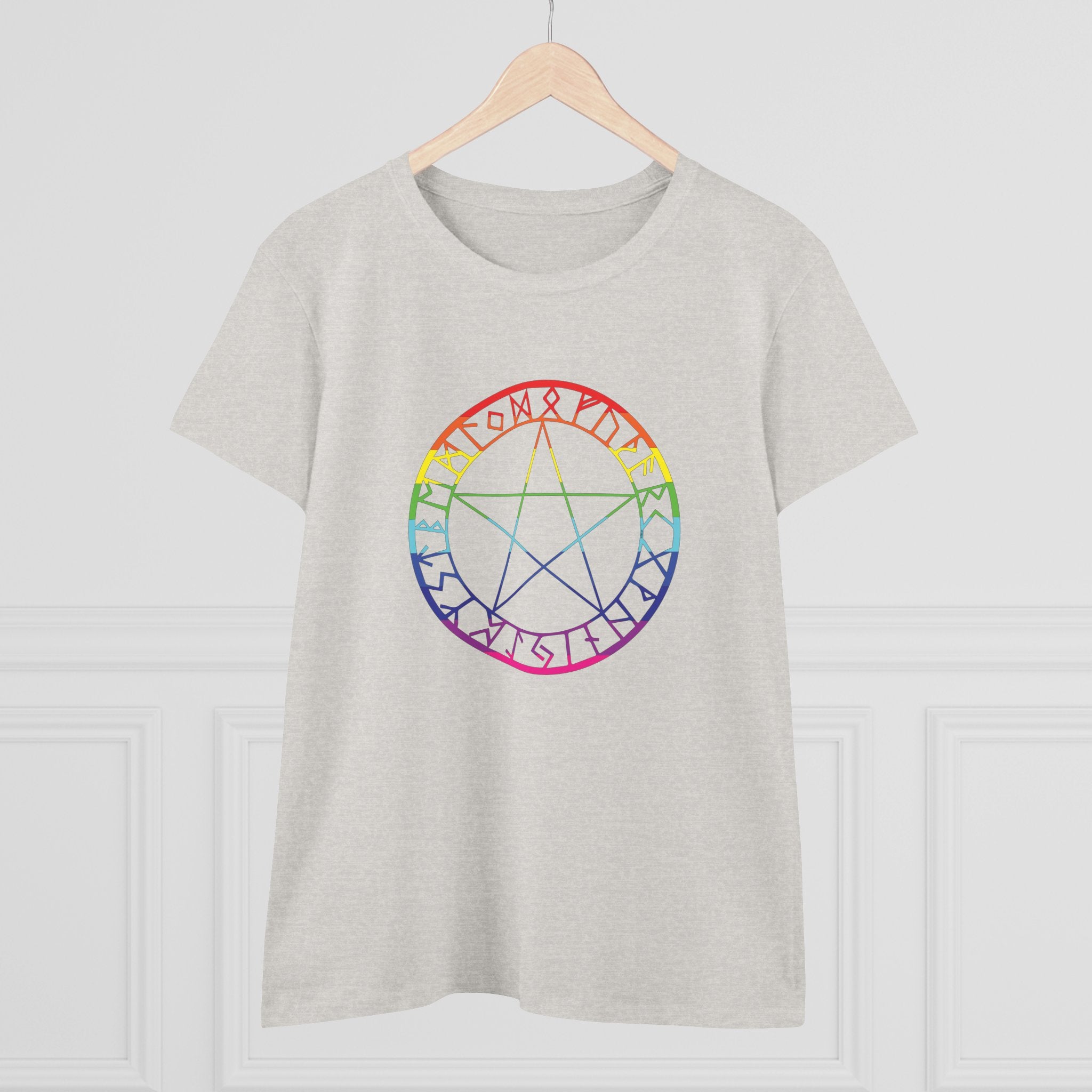 Spellcaster Women's Easy Tee - Rainbow Witch