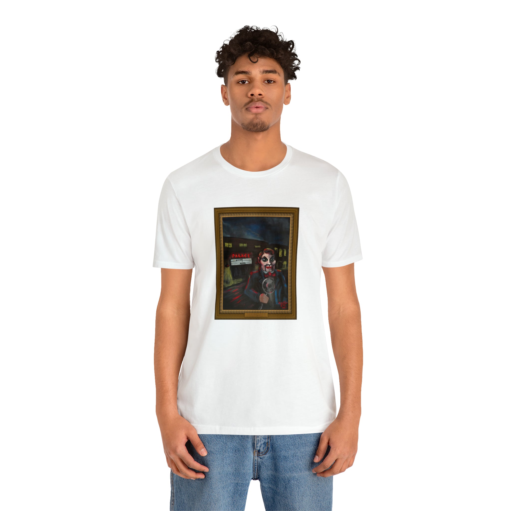 Scared & Alone Richard-Lael's  "The Palace Theater" Unisex Gallery Tee (Single Image)