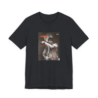 Caffeine Magazine: Poetry, Fiction, Art, Friction. Issue #2 Cover Art Unisex Jersey Short Sleeve Tee