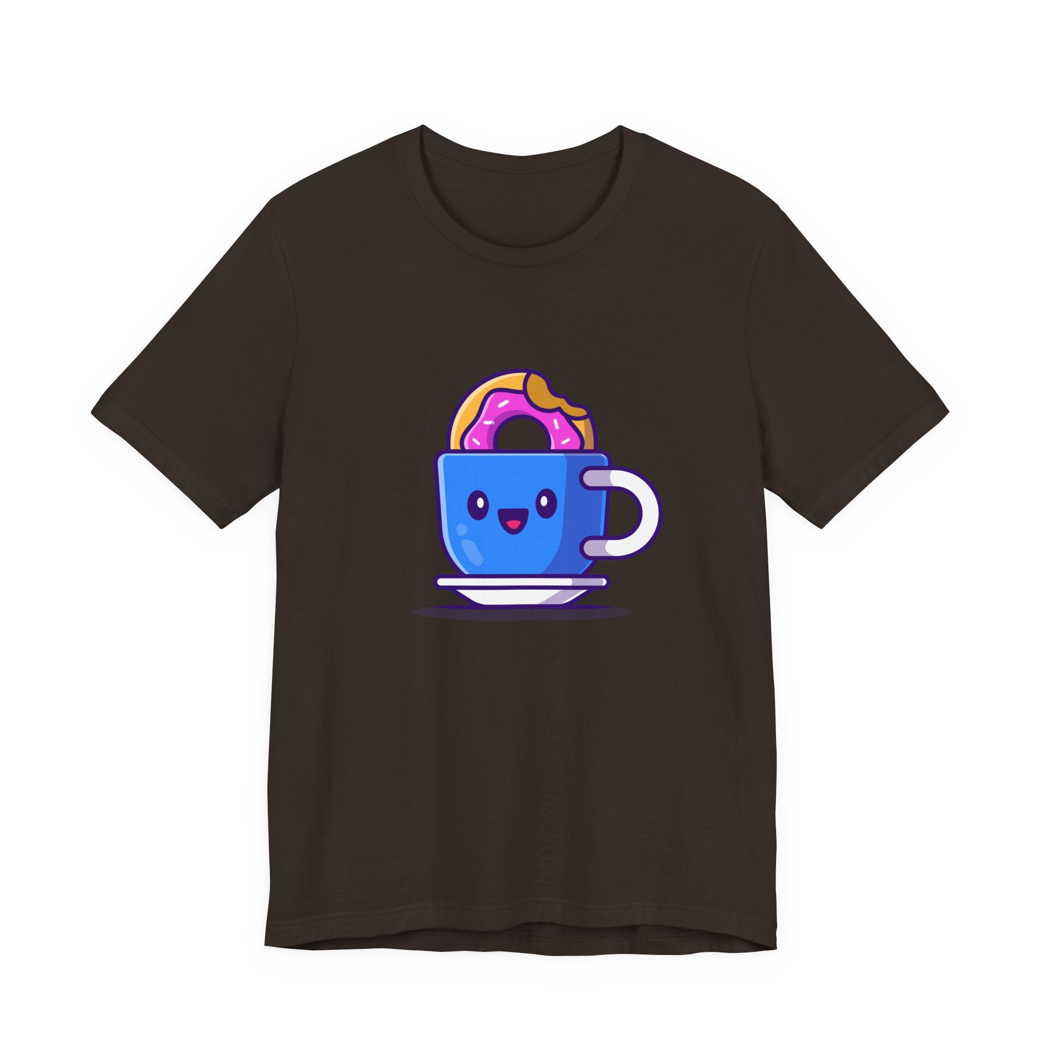 Coffee and Donut Unisex Jersey Short Sleeve Tee