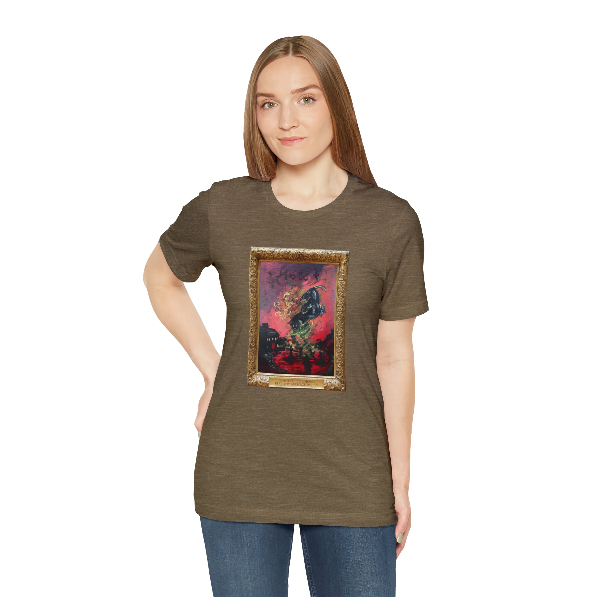 Scared & Alone Richard-Lael's "Proctor House" Unisex Gallery Tee (Single Image)