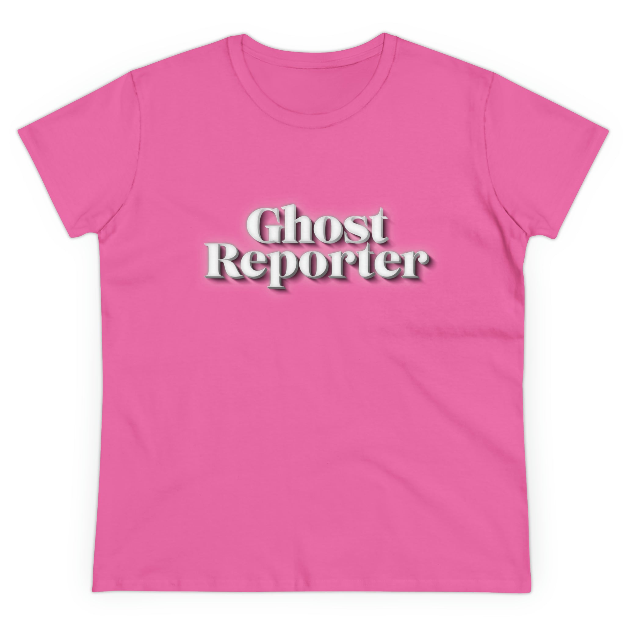 Ghost Report "Ghost Reporter" Women's Daily Cotton Tee