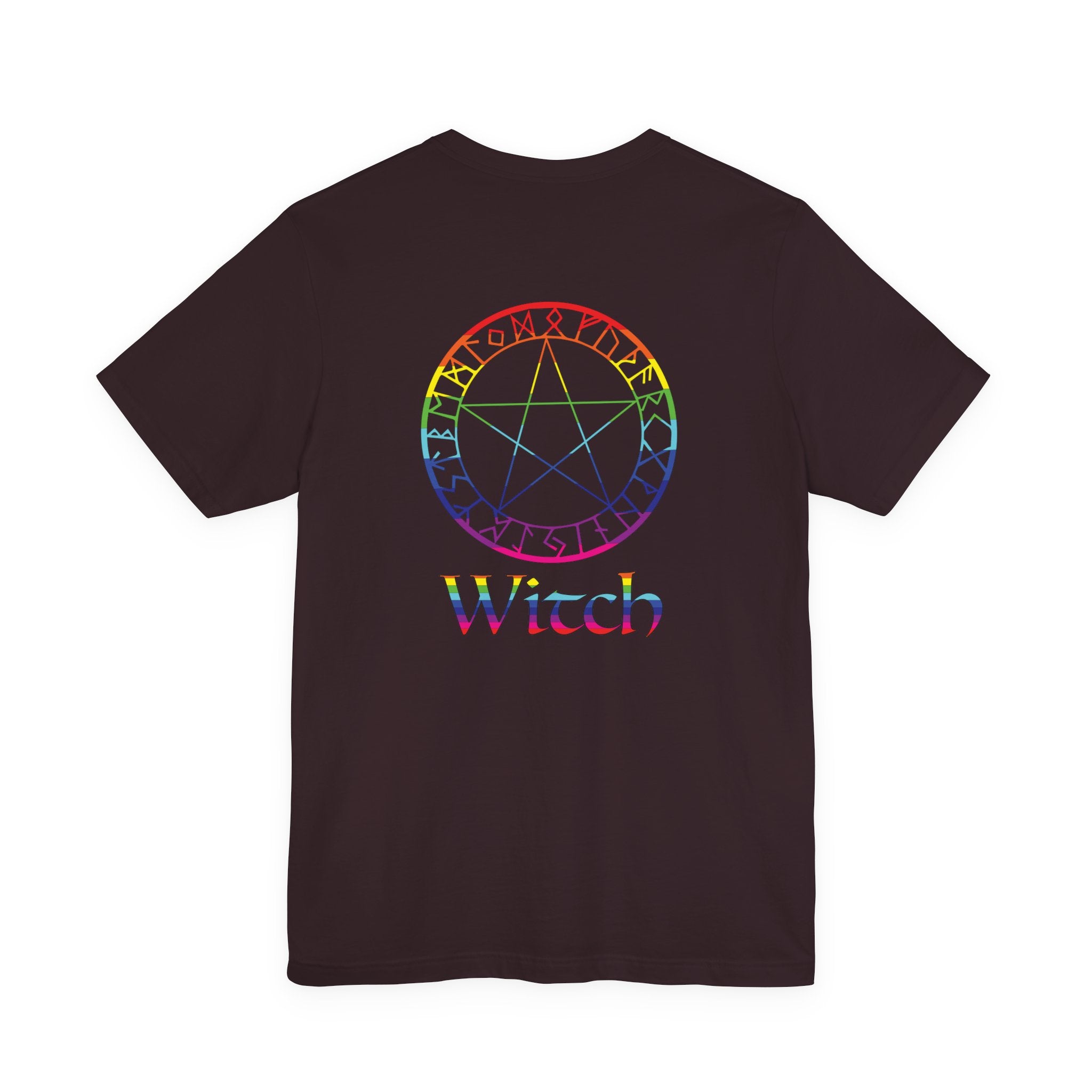 Spellcaster Logo Tee - Witch: Rainbow in the Dark