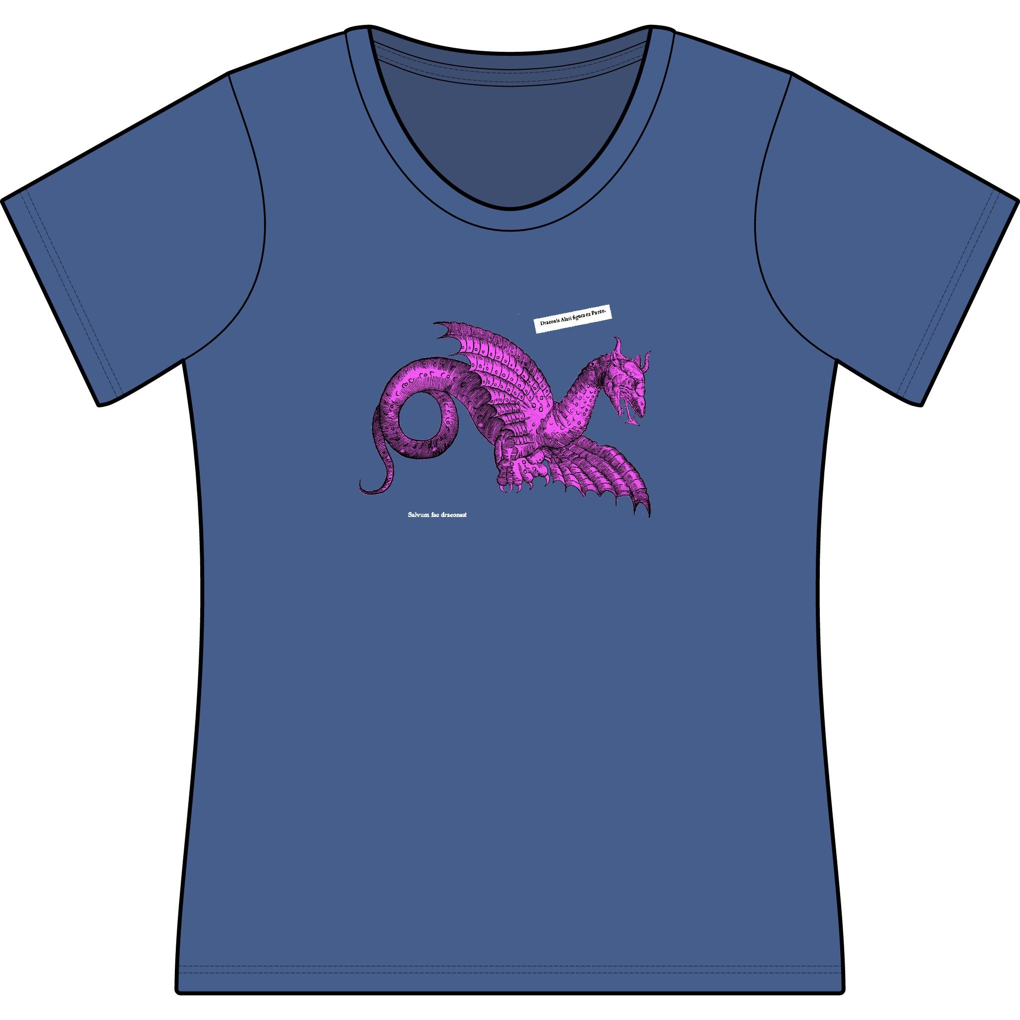 1640 Aldrovandi Flying Dragon Women's Scoop Neck Tee