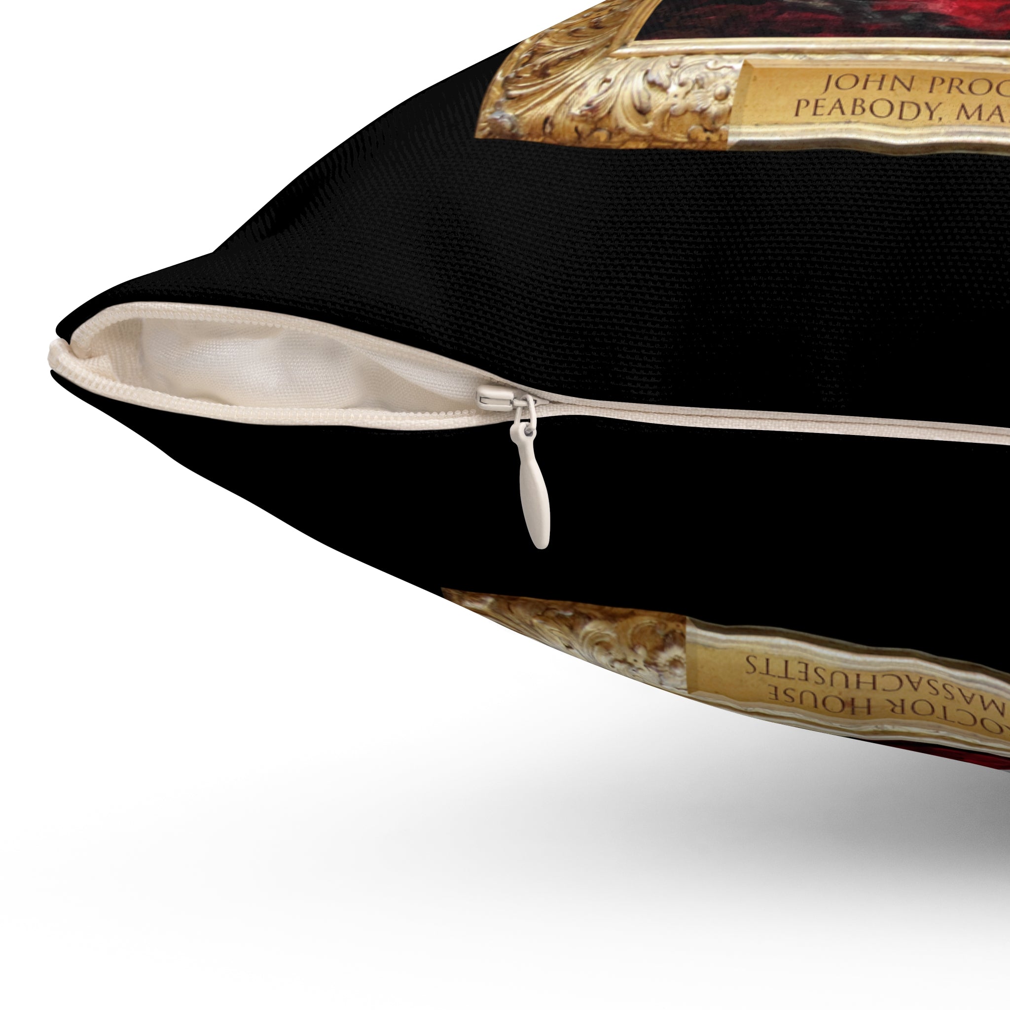 Scared & Alone Richard-Lael's "The Proctor House" Gallery Cloth Square Pillow