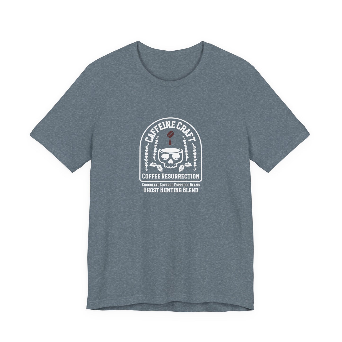 Caffeine Craft Coffee Resurrection Brand Unisex Jersey Tee