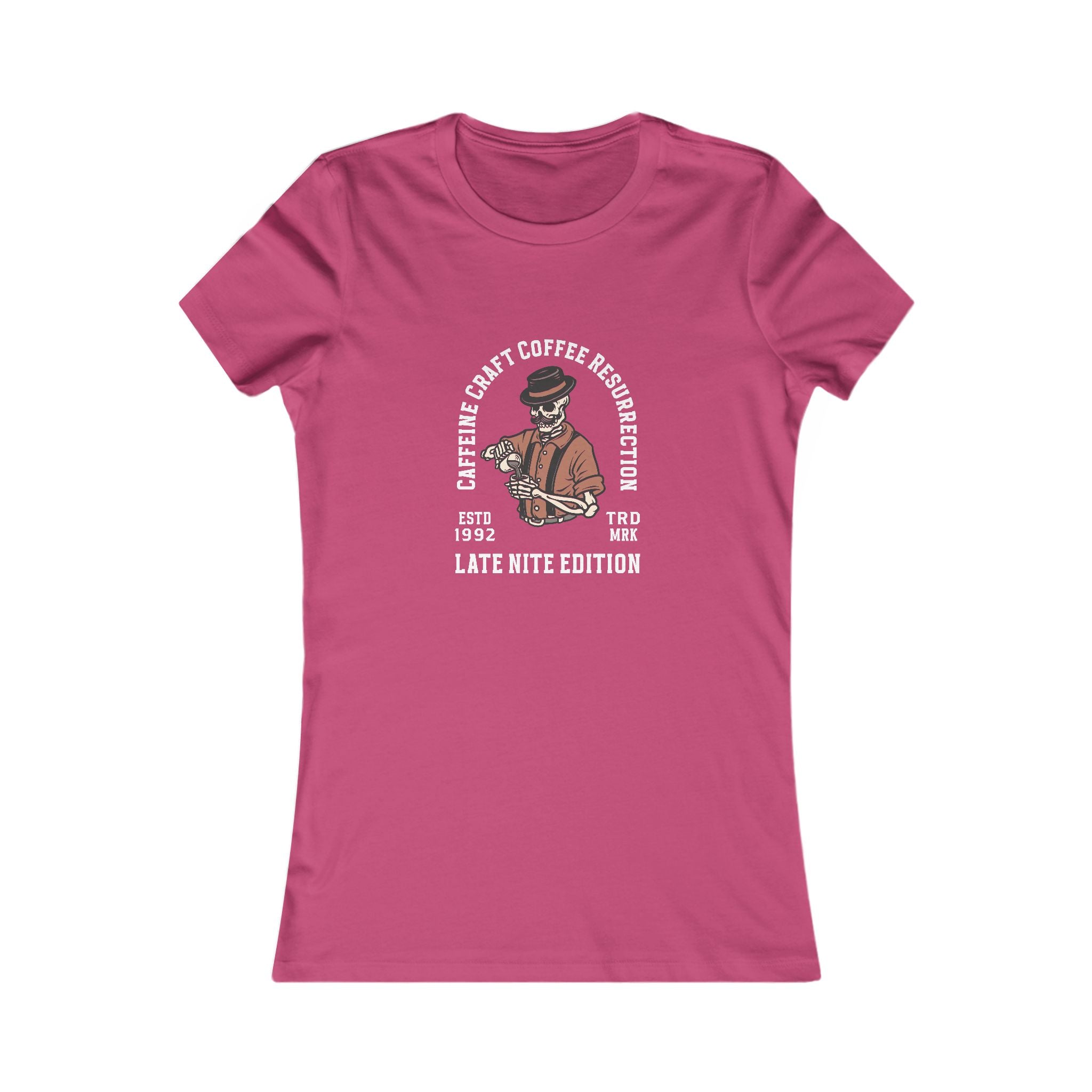 Caffeine Craft Coffee Resurrection Brand Women's Favorite Tee