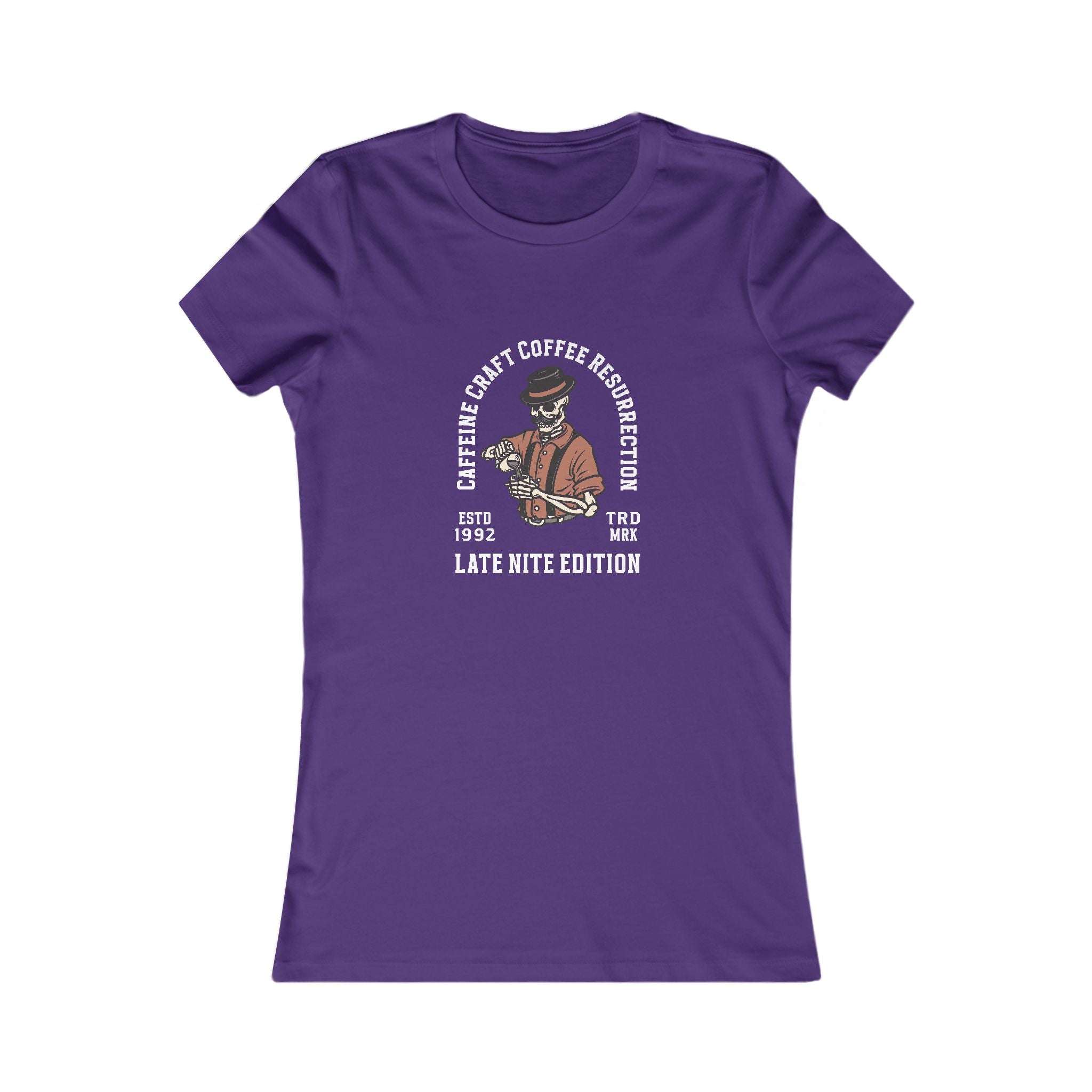 Caffeine Craft Coffee Resurrection Brand Women's Favorite Tee