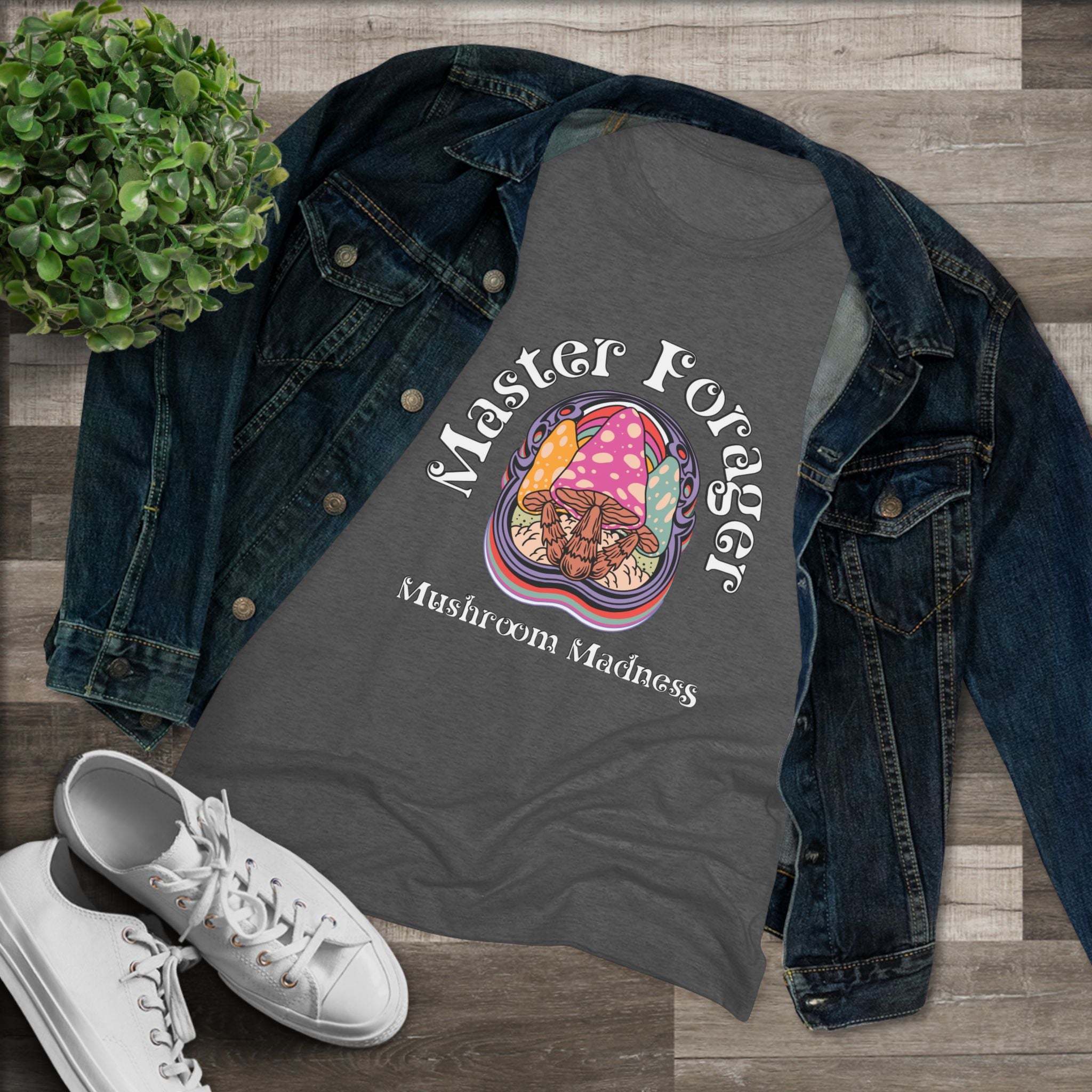 Master Forager "Mushroom Madness" World Tour Women's Triblend Tee