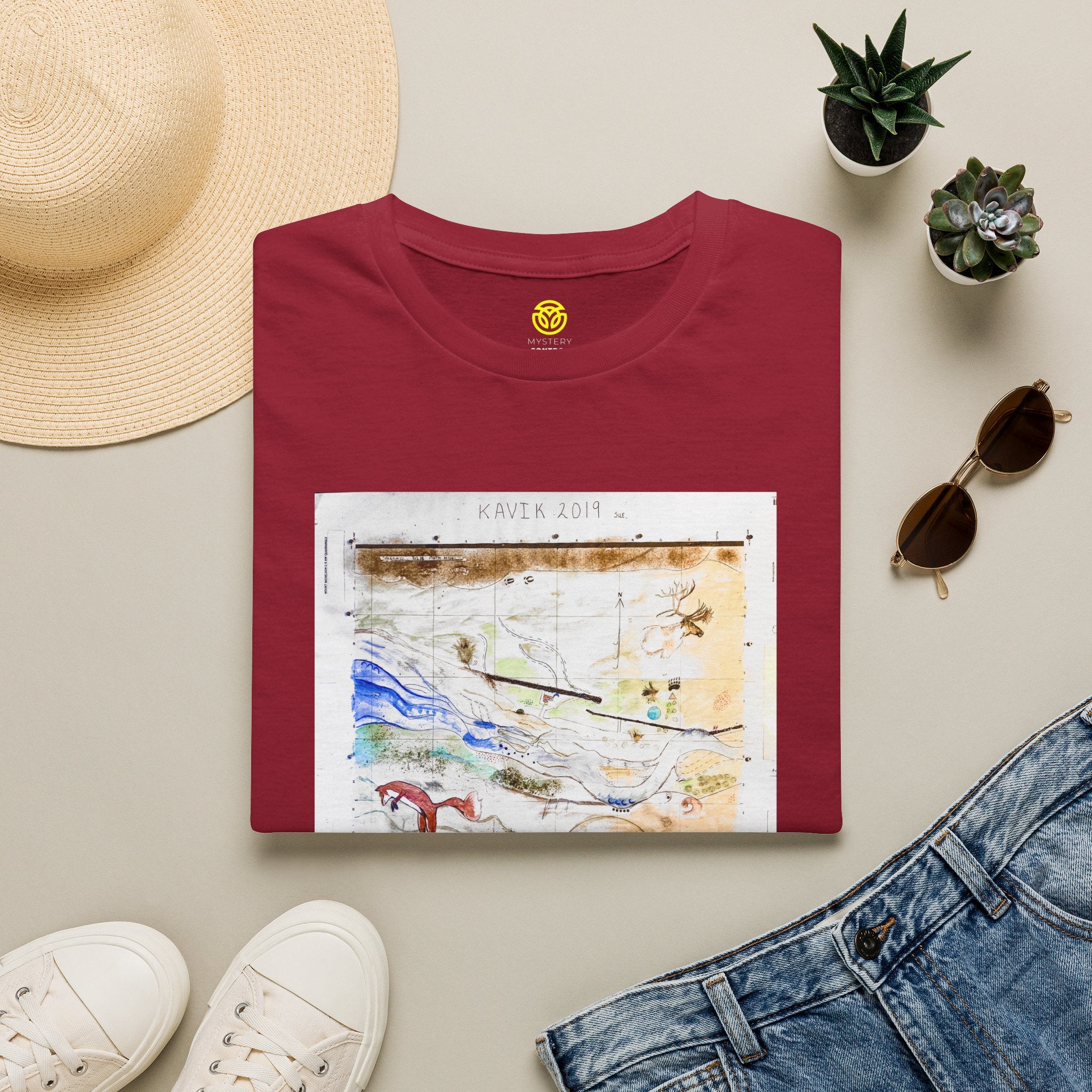 Sue's Kavik Map Unisex T-Shirt