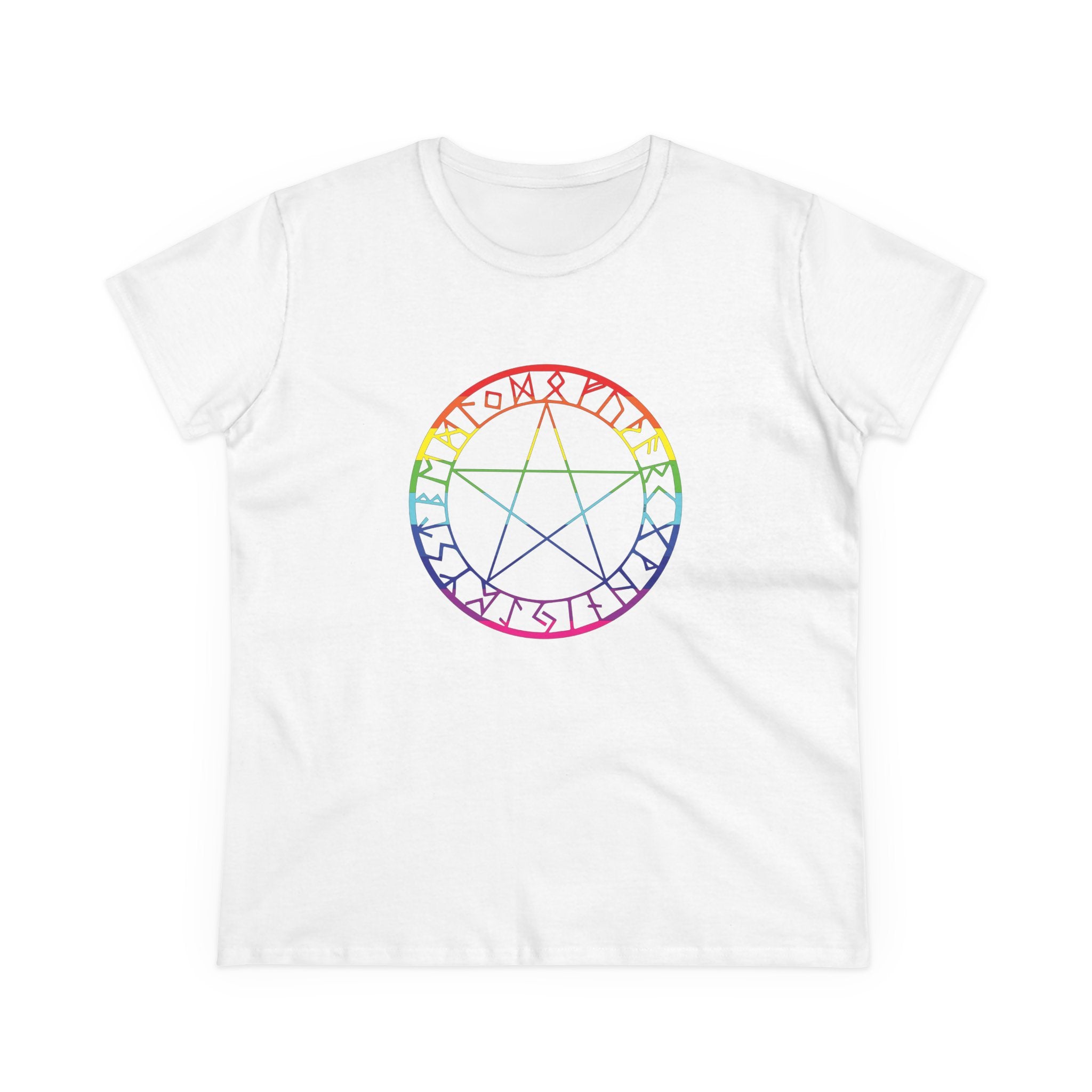 Spellcaster Women's Easy Tee - Rainbow Witch