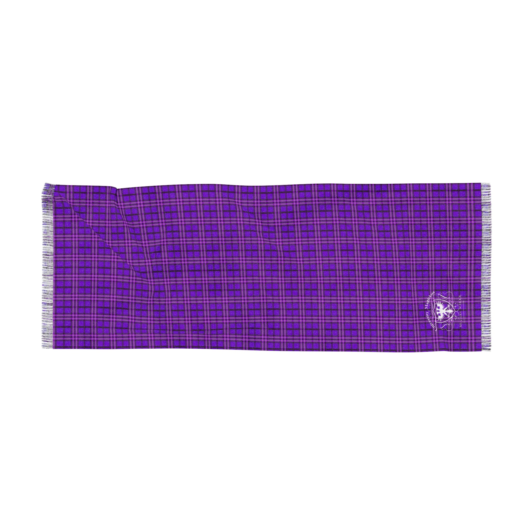 University Magickus Purple Tartan Light Scarf