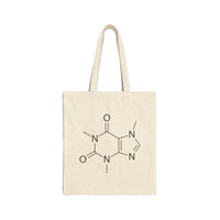 Caffeine Chemistry Cotton Canvas Tote Bag