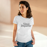 Ghost Report "Ghost Reporter" Women's Daily Cotton Tee