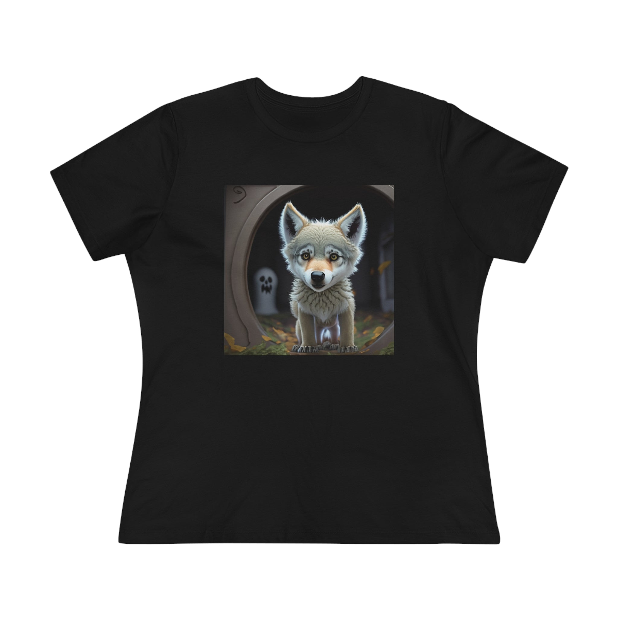 Are You There, Ghost Wolf Women's Premium Tee