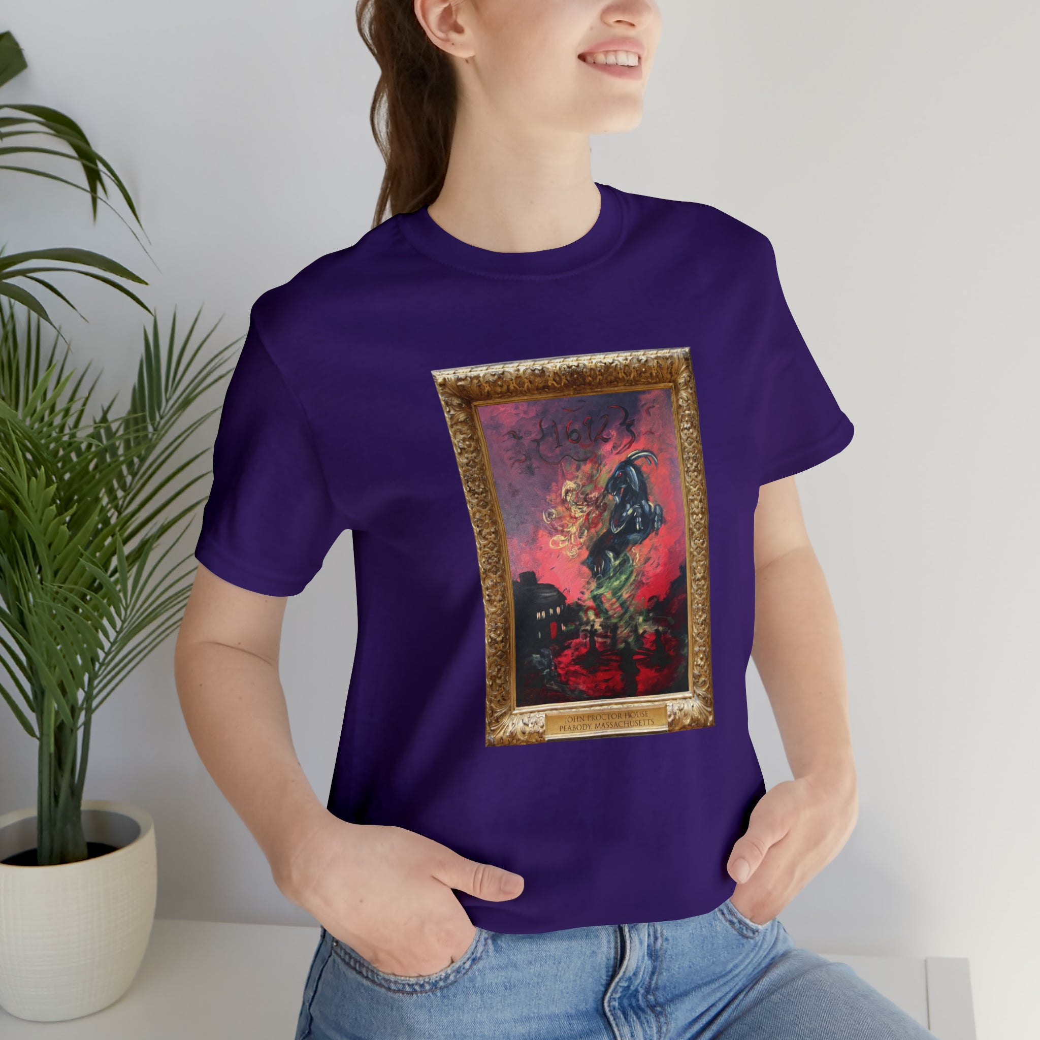 Scared & Alone Richard-Lael's "Proctor House" Unisex Gallery Tee (Single Image)