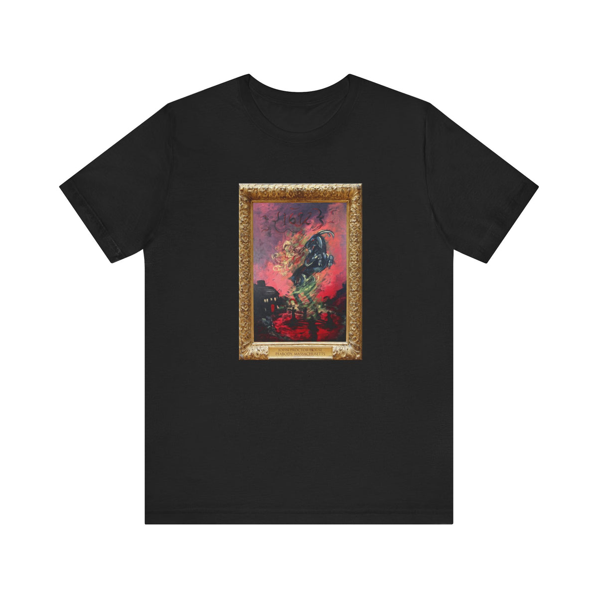 Scared & Alone Richard-Lael's "Proctor House" Unisex Gallery Tee (Single Image)