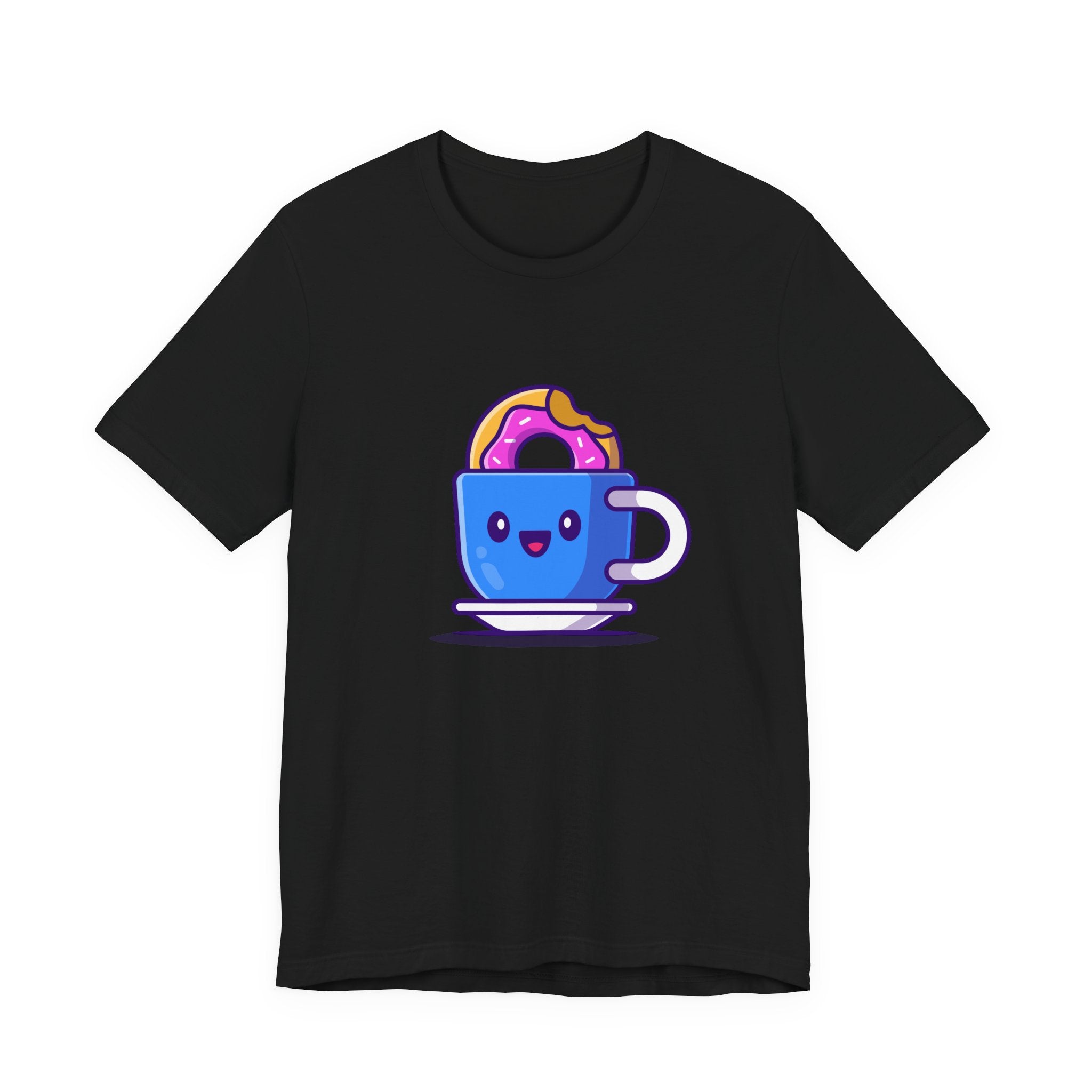 Coffee and Donut Unisex Jersey Short Sleeve Tee