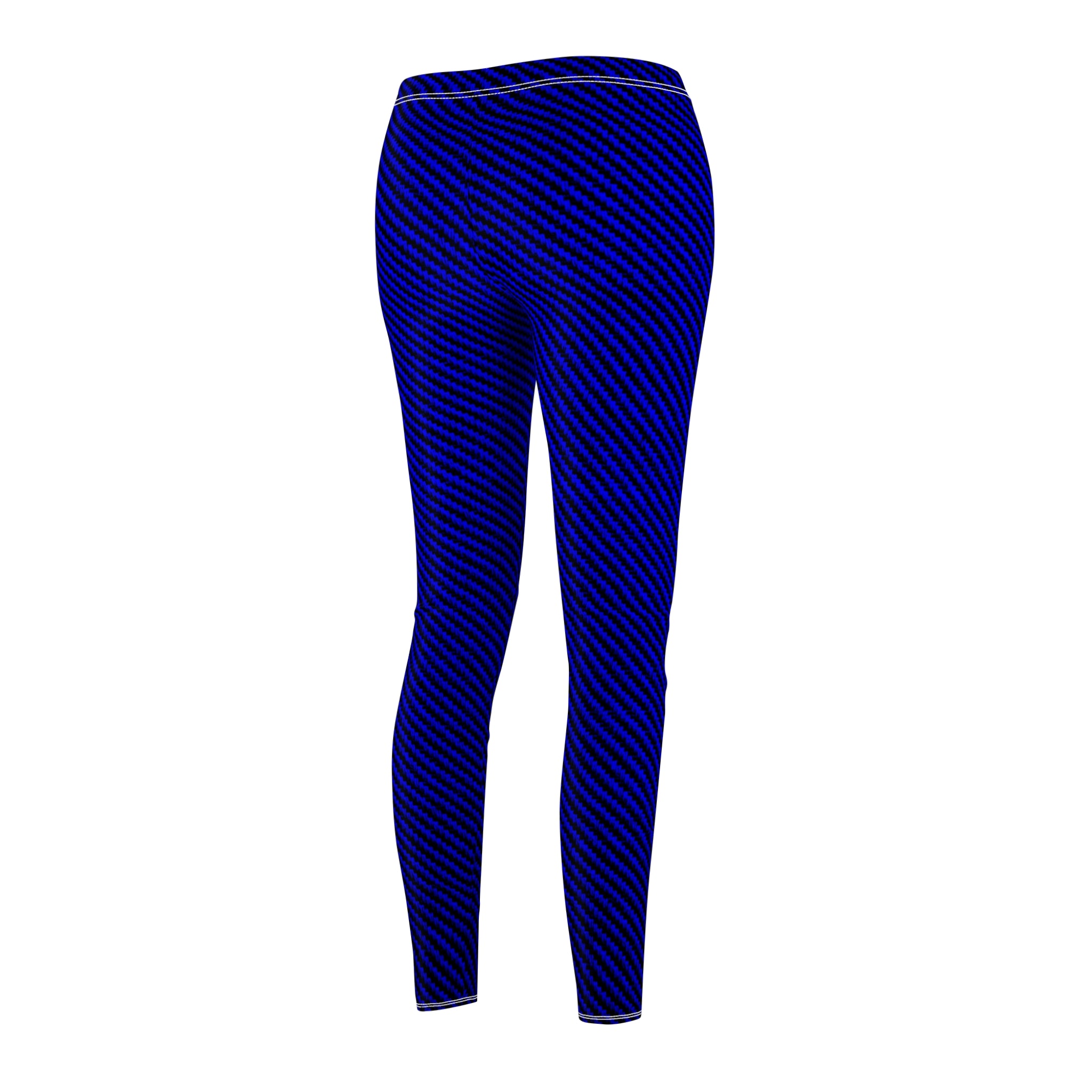 Music Tweed Women's Casual Leggings - Dark Blue