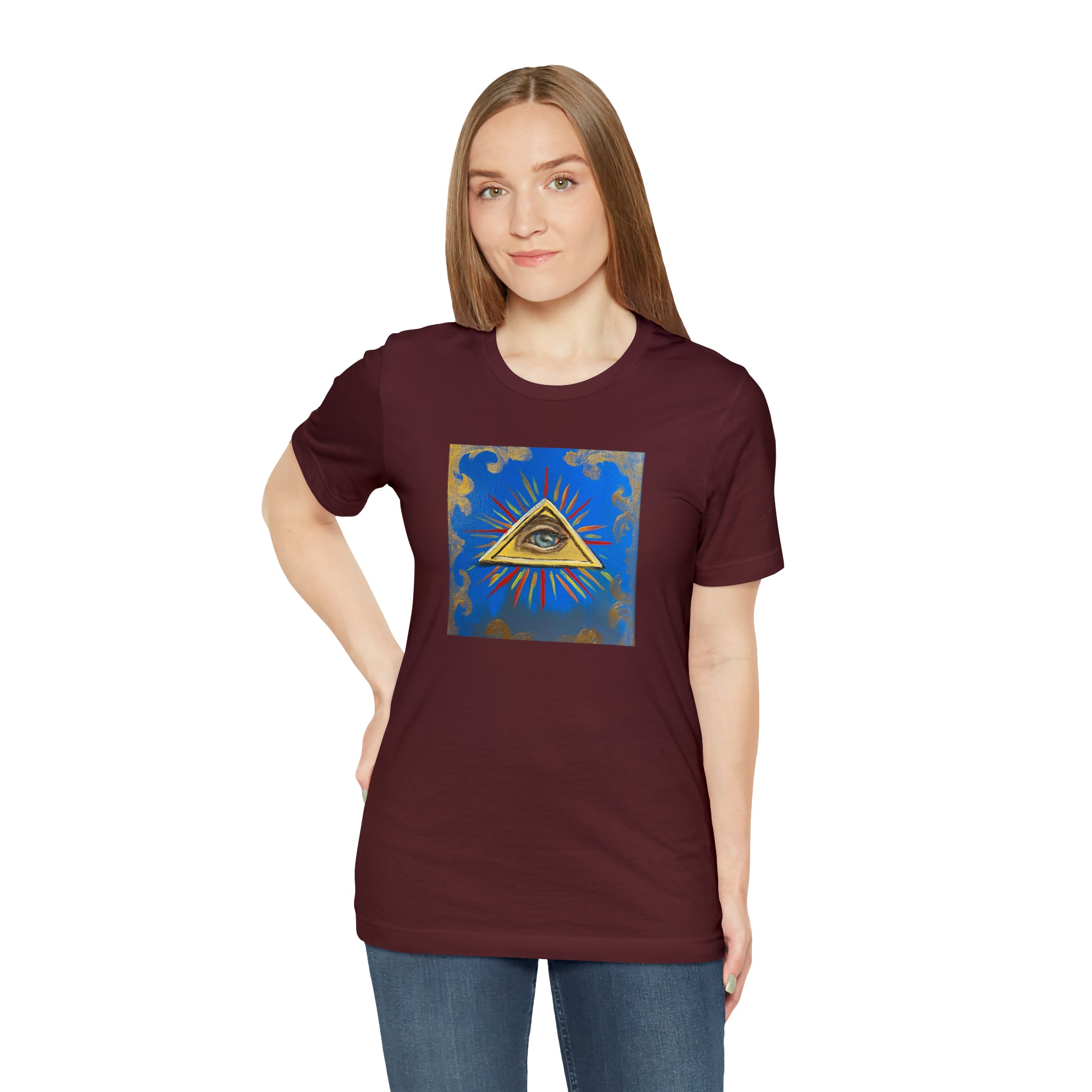 Scared & Alone Richard Lael's "All-Seeing Eye" Unisex Gallery Tee