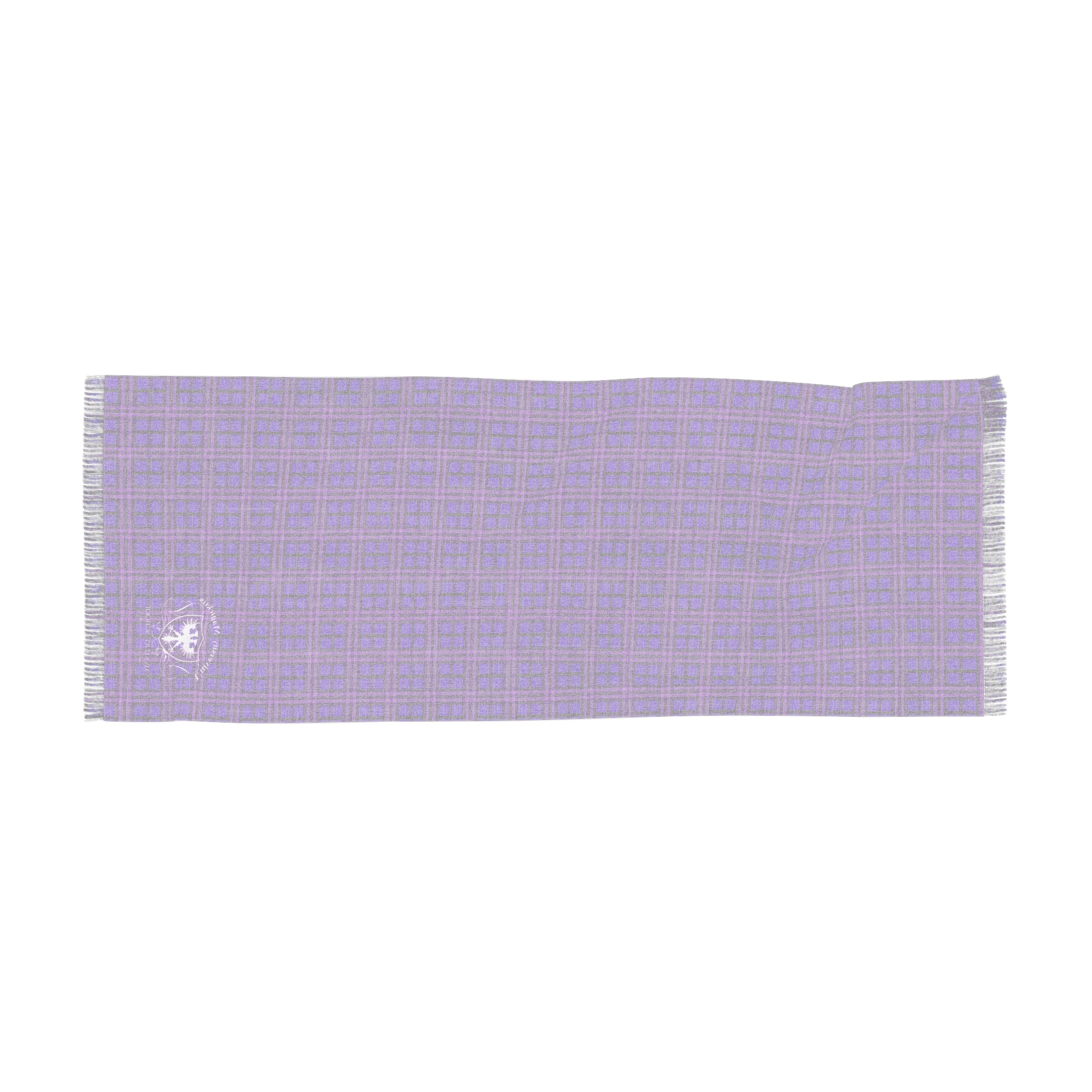 University Magickus Purple Tartan Light Scarf