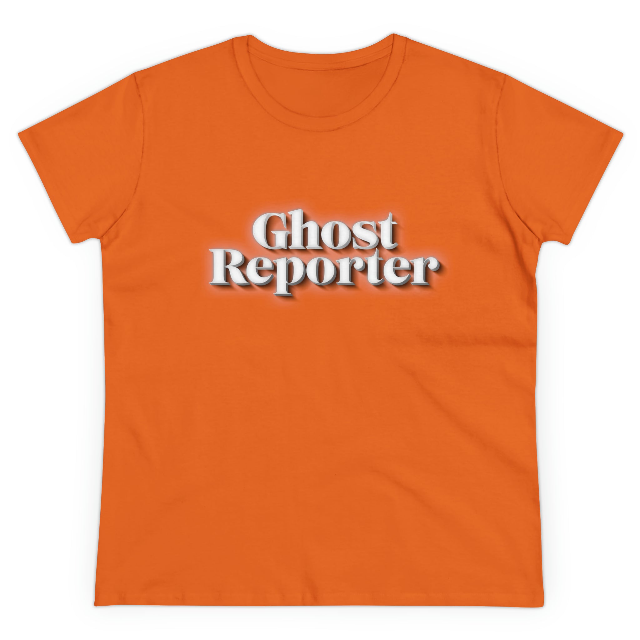 Ghost Report "Ghost Reporter" Women's Daily Cotton Tee