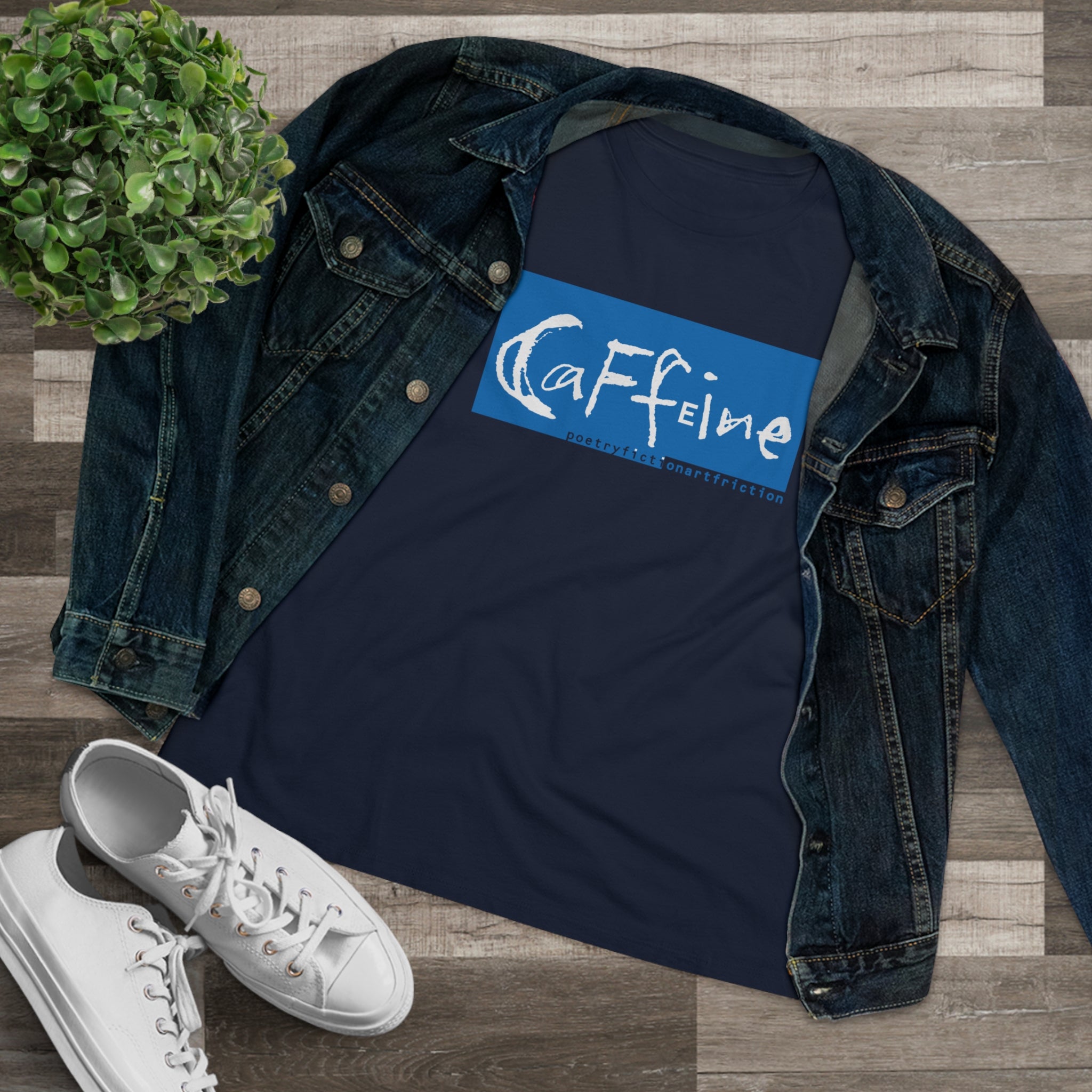 Caffeine Side 1 Women's Premium Tee