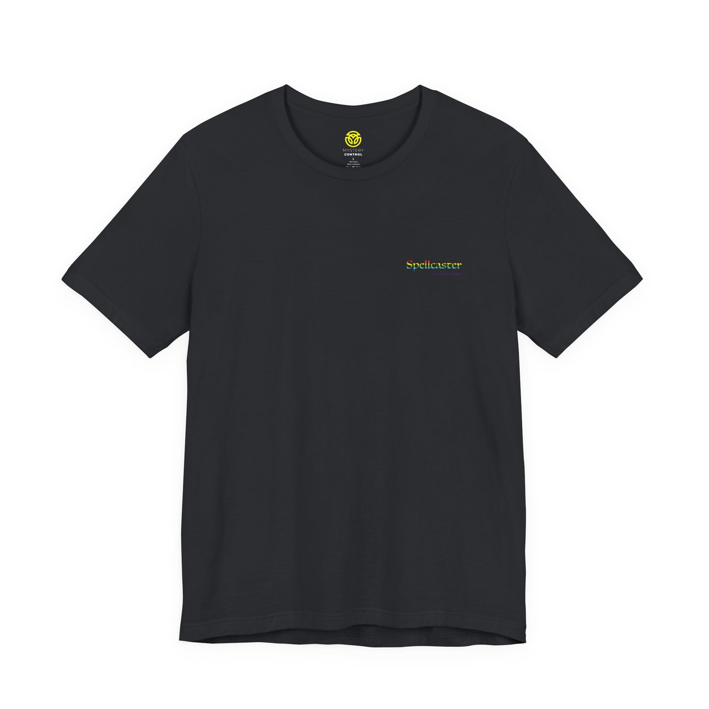 Spellcaster Logo Tee - Witch: Rainbow in the Dark