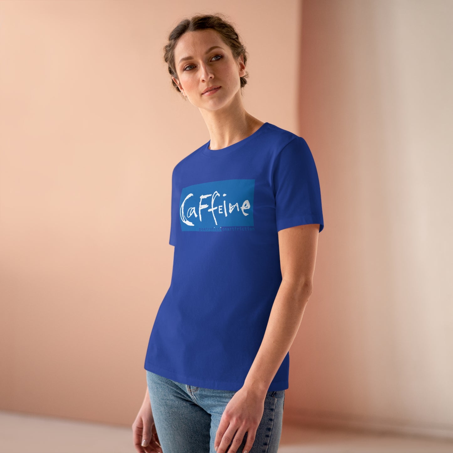 Caffeine Side 1 Women's Premium Tee