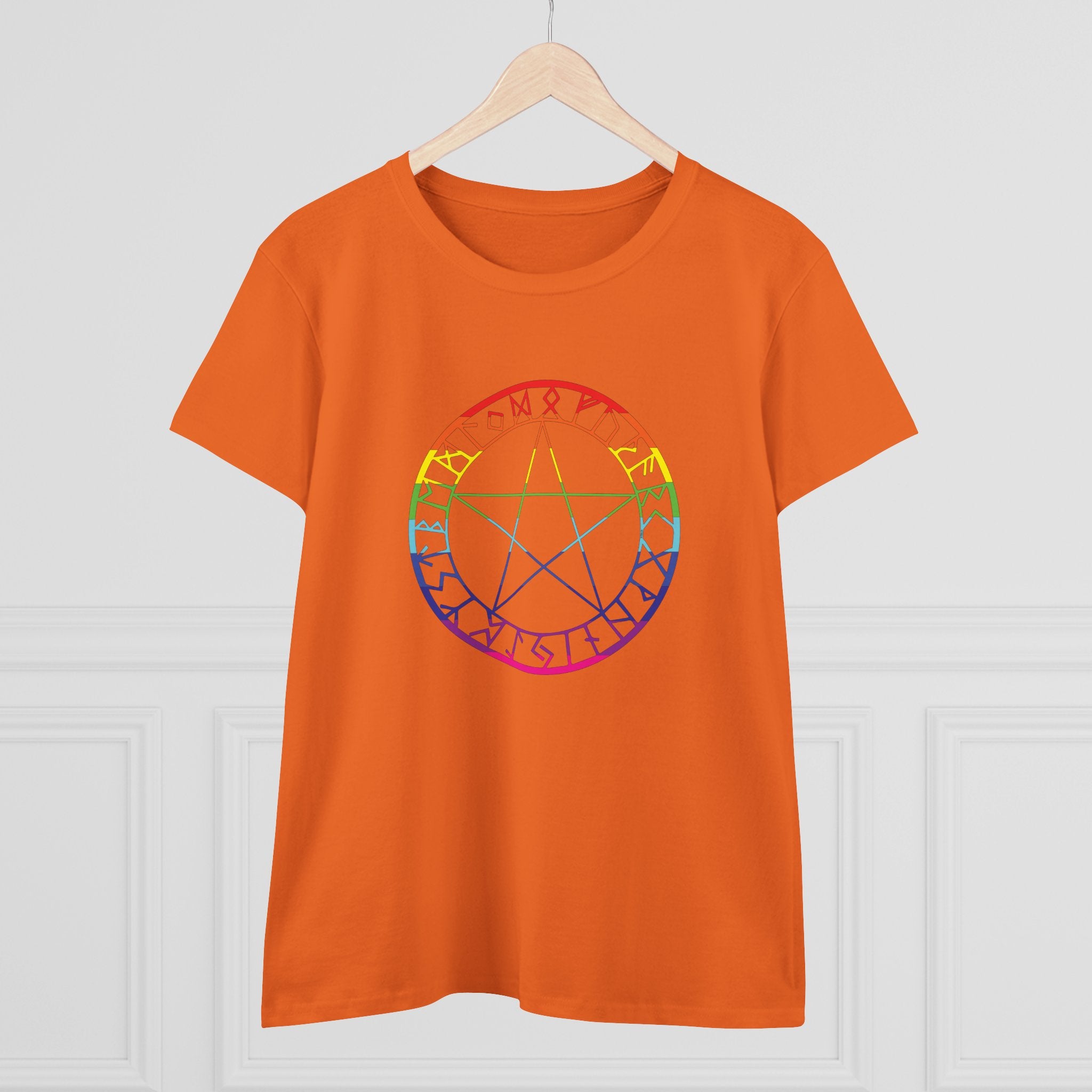 Spellcaster Women's Easy Tee - Rainbow Witch