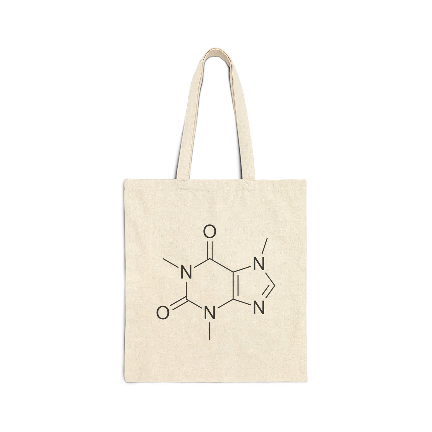 Caffeine Chemistry Cotton Canvas Tote Bag