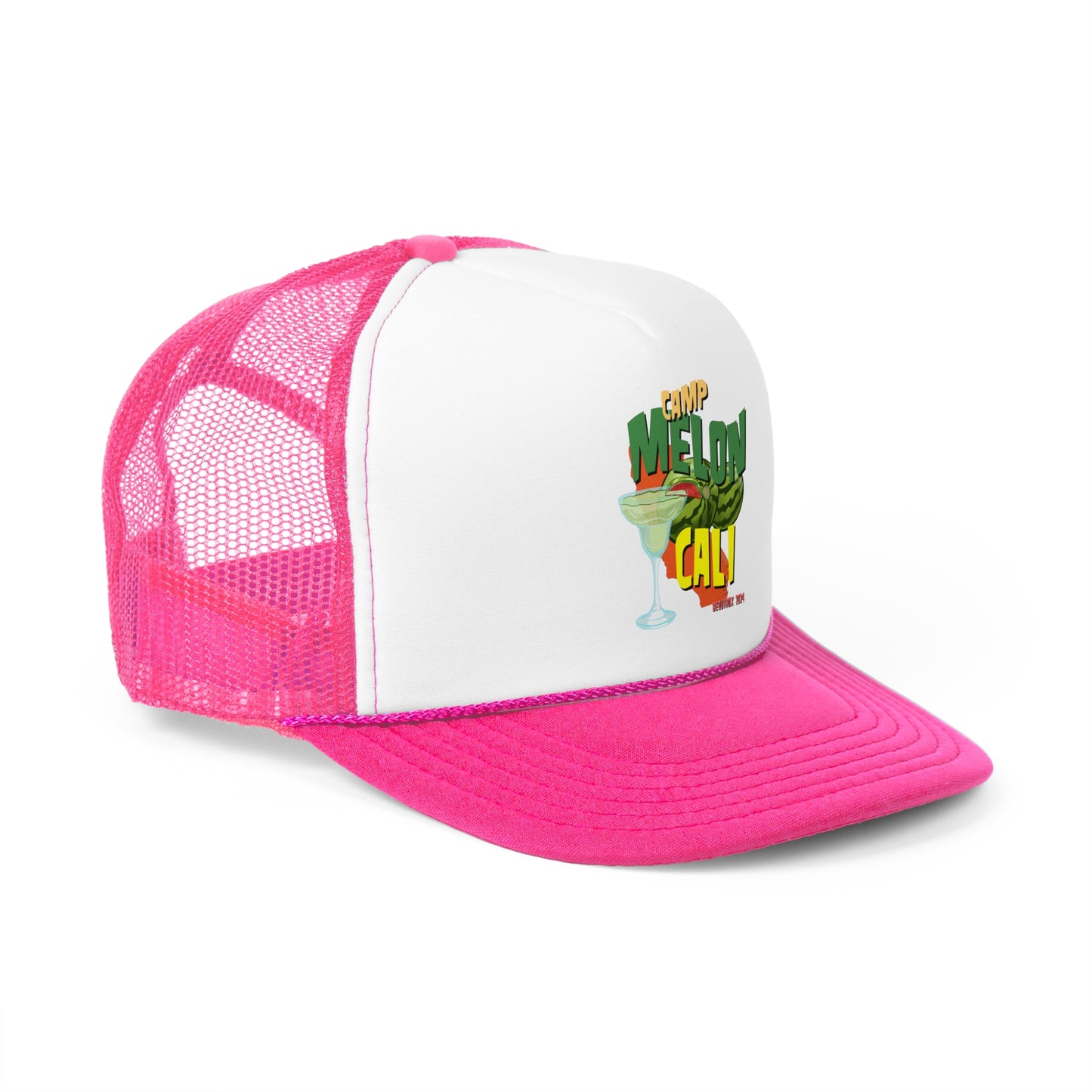 Camp Melon Cali Bequinox 2024 Trucker Caps