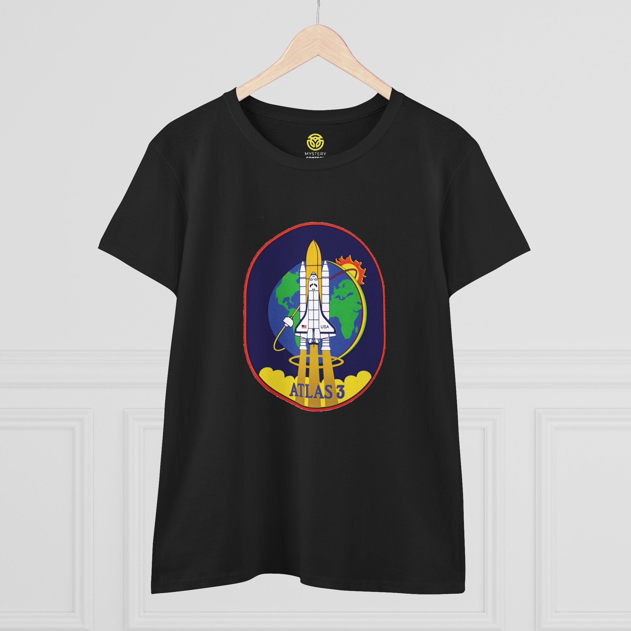 Suborbital Flight Women's Fitted Tee - Space Exploration
