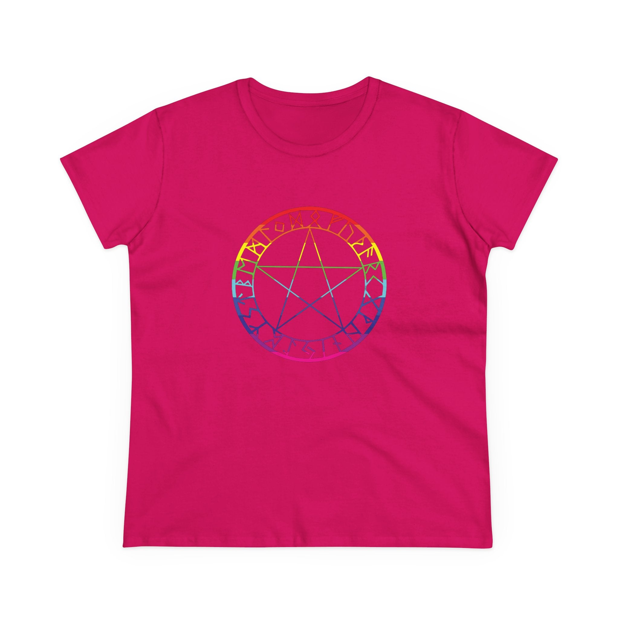 Spellcaster Women's Easy Tee - Rainbow Witch