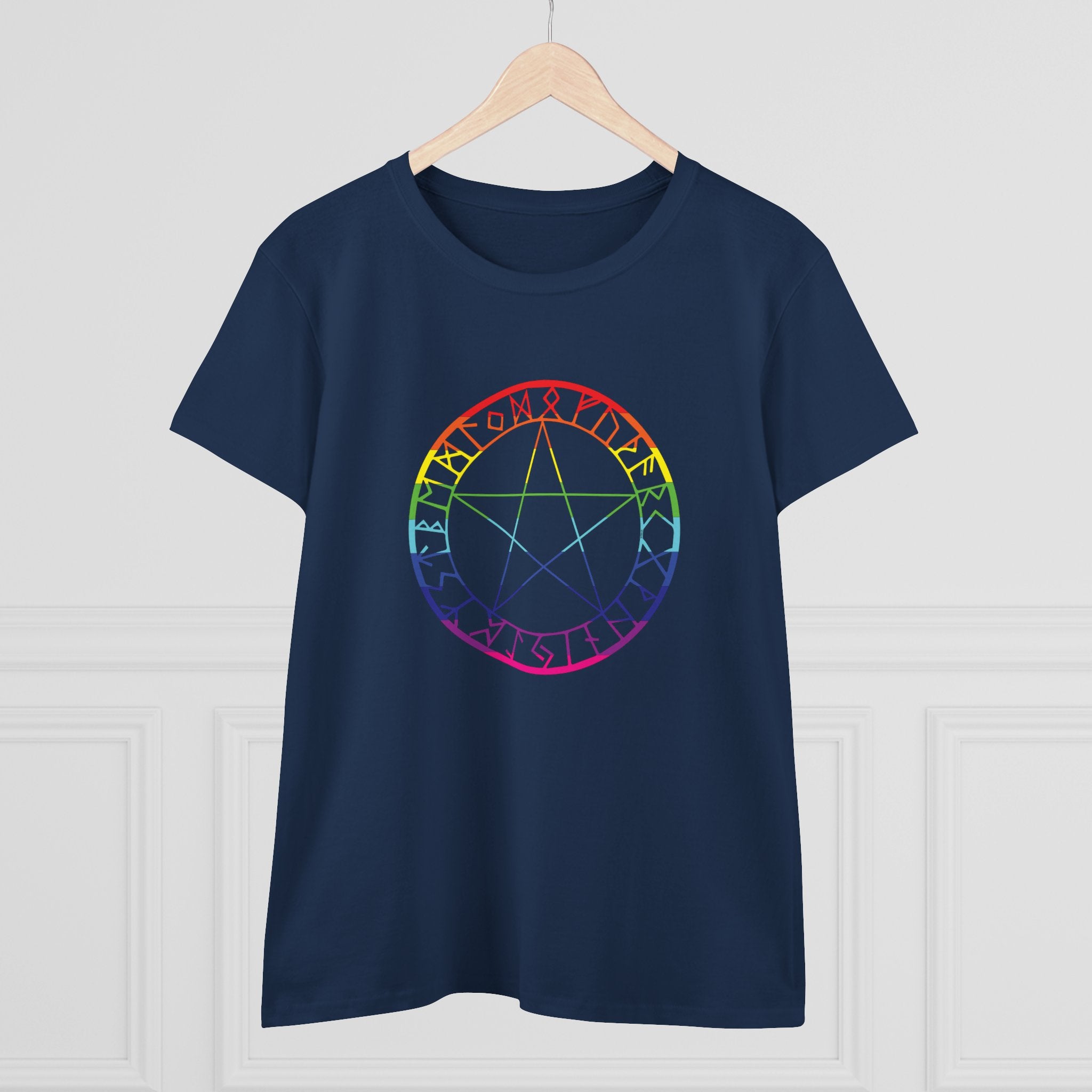Spellcaster Women's Easy Tee - Rainbow Witch