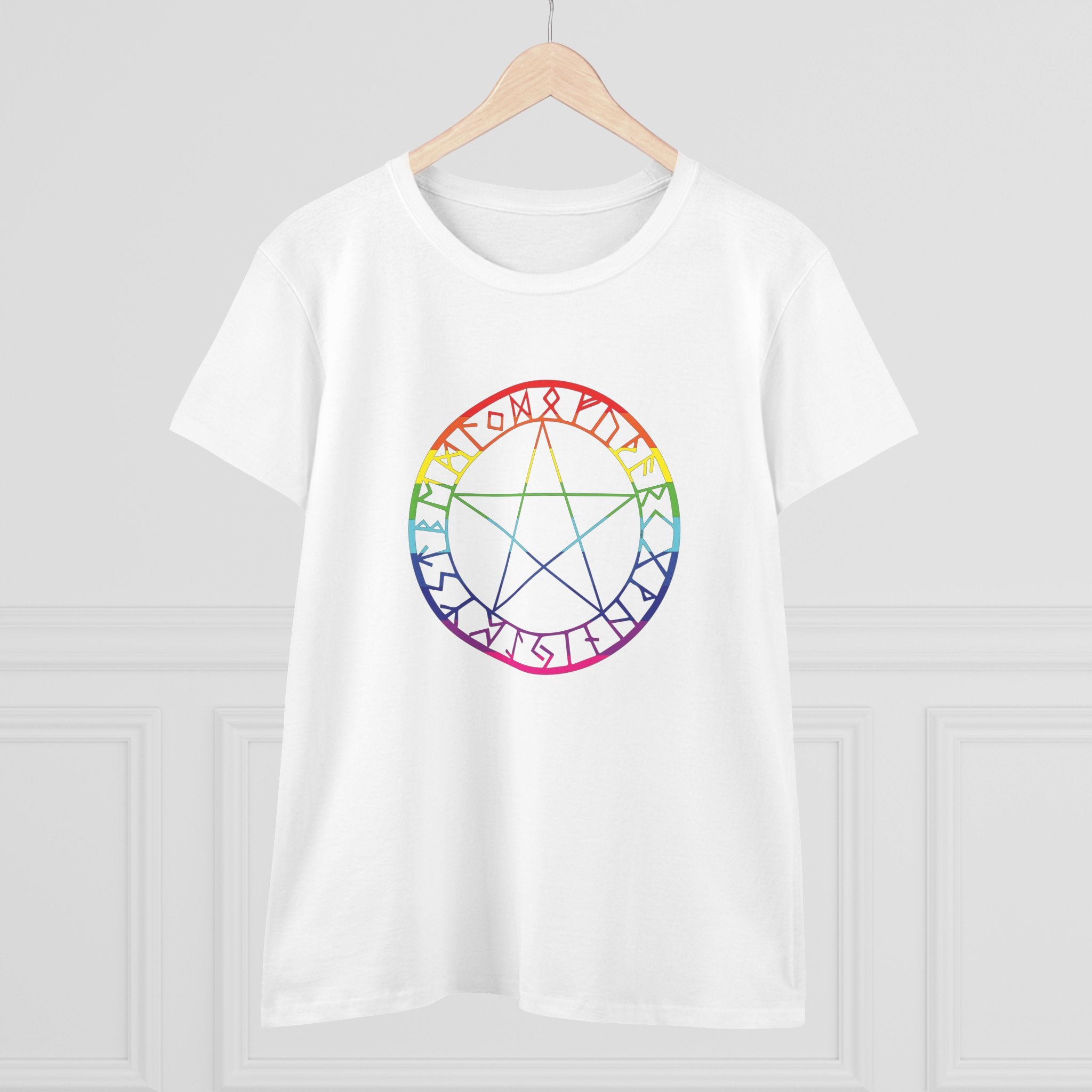 Spellcaster Women's Easy Tee - Rainbow Witch
